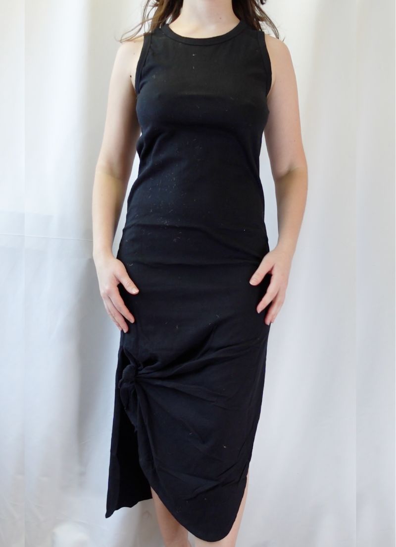 Kiki - Robe sans manches à détail noué