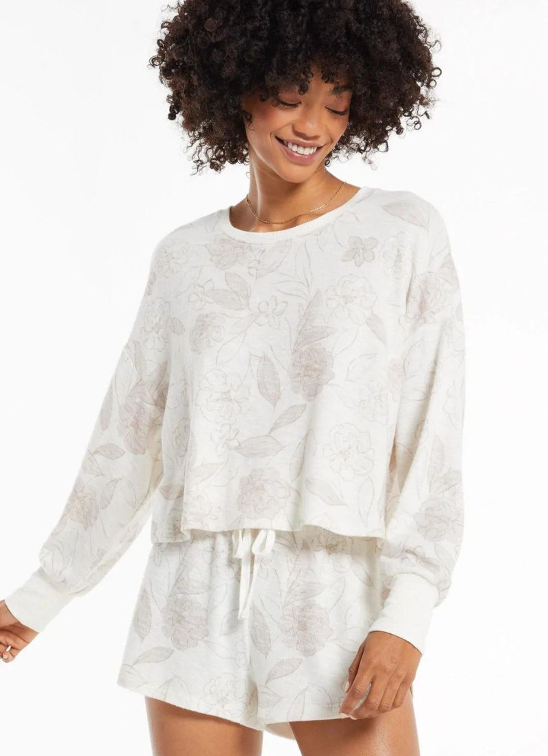 Lina Floral Long Sleeve Top