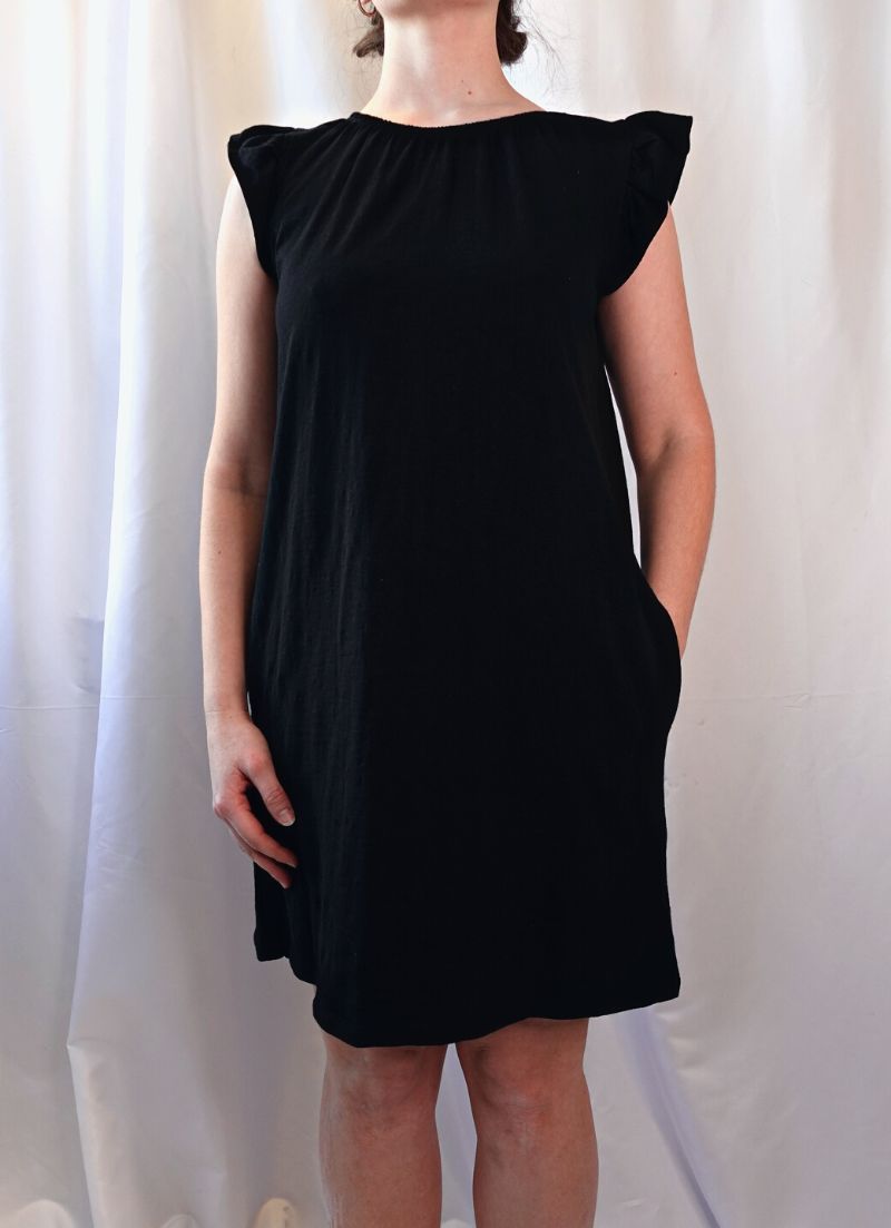 Ronnie Ruffle Cap Sleeve Dress