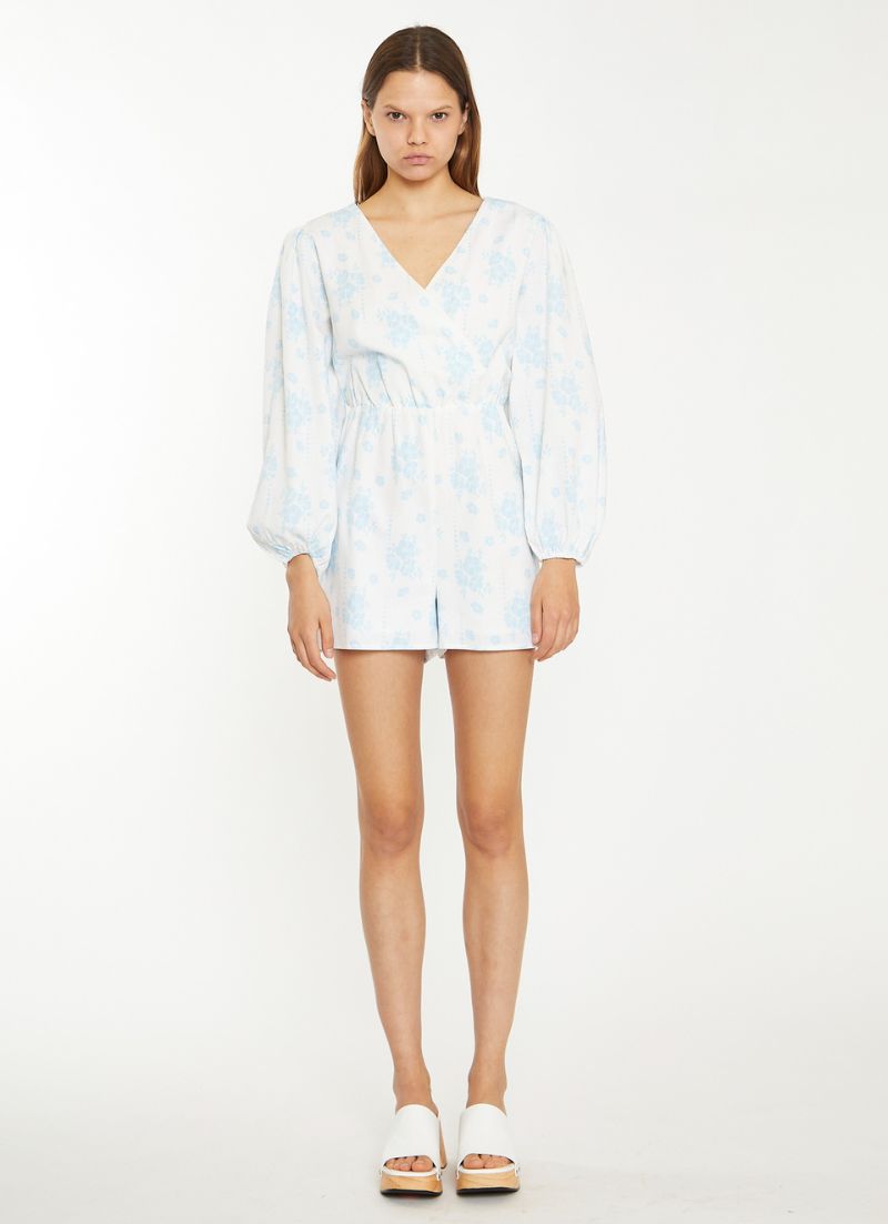 Tamara Puff Sleeves Playsuit