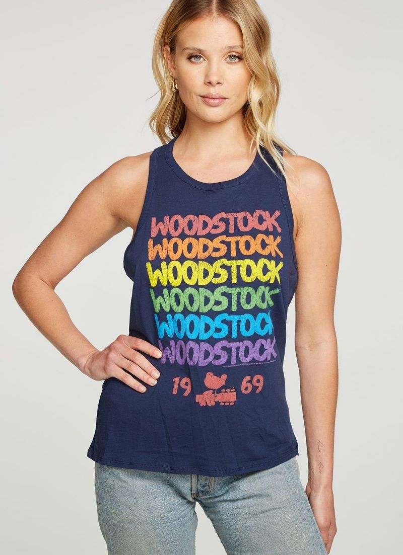 Woodstock Rainbow Logo Tank