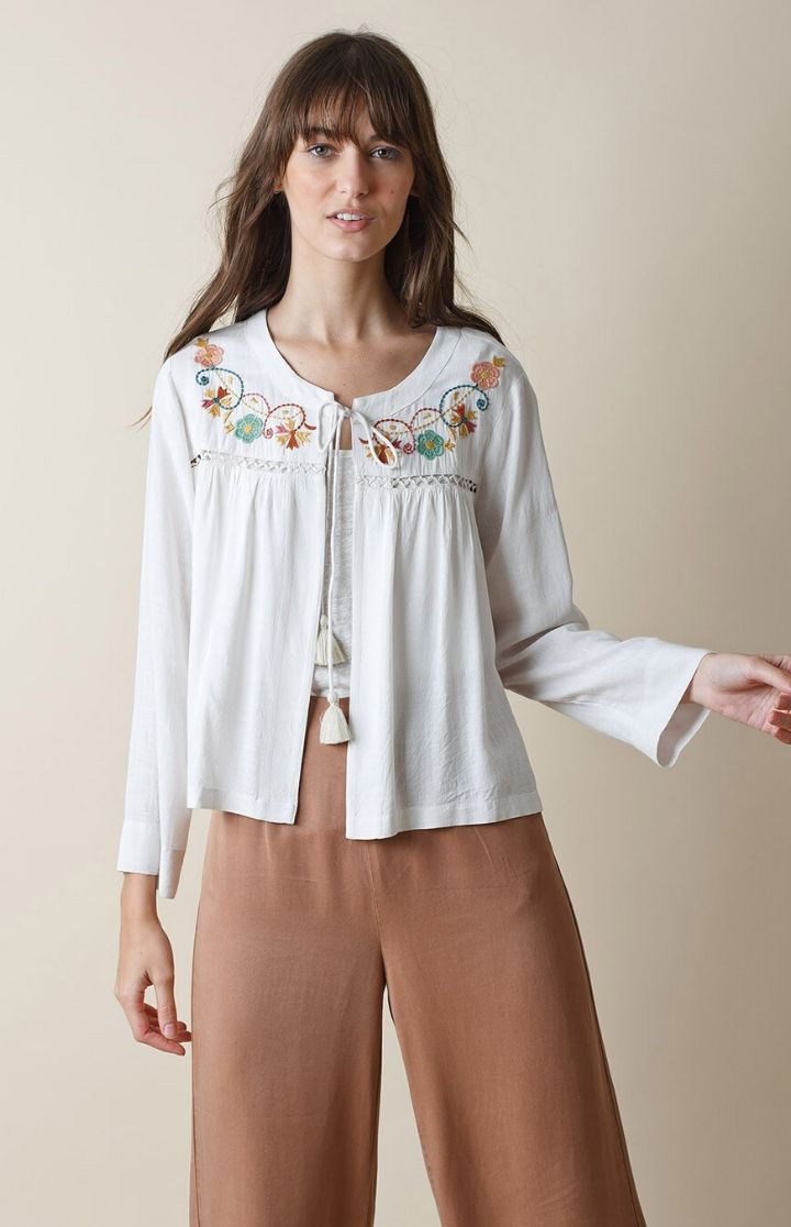 Folk Inspired Embroidered Jacket