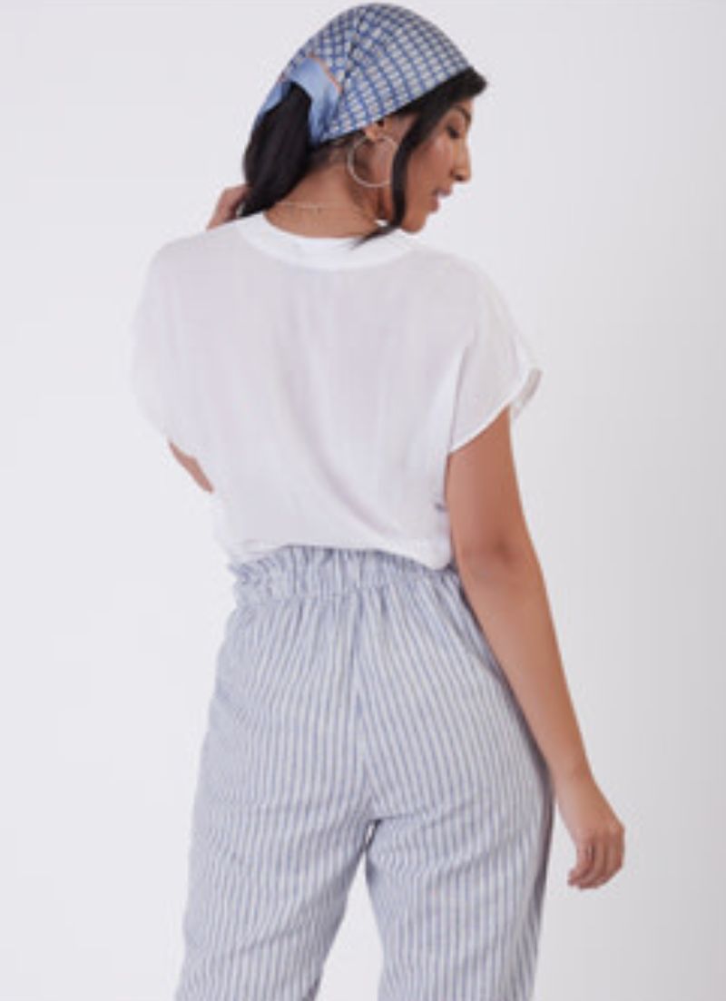Embroidered Eyelet Bodysuit
