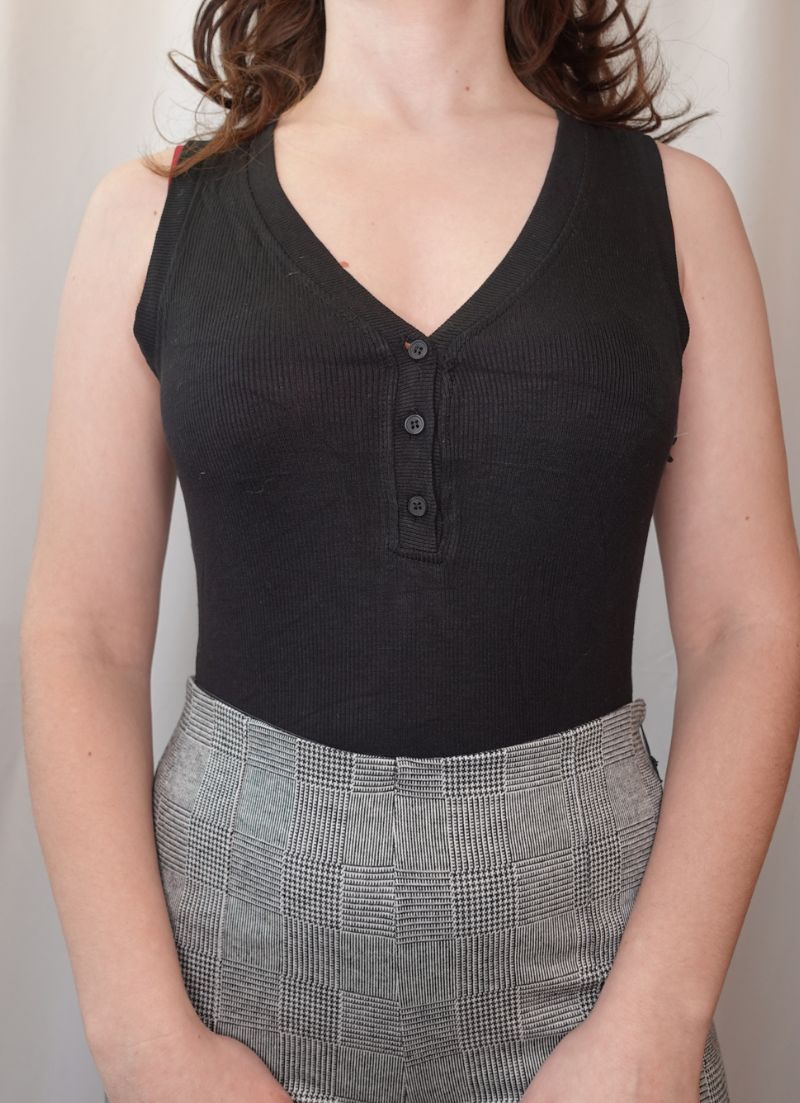 Ribbed Bodysuit