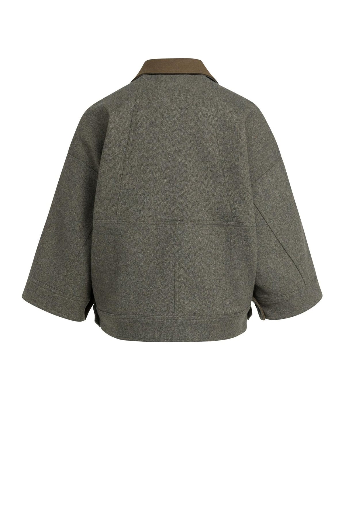 Oversized Wool Mix Jacket