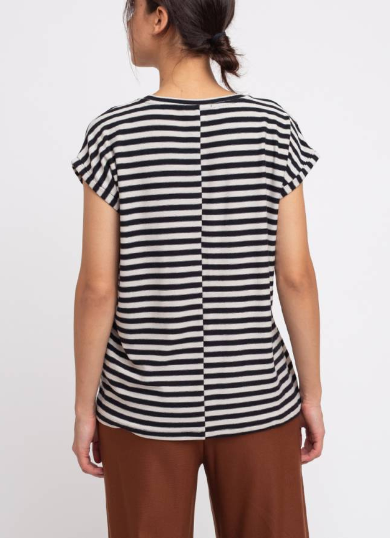 Haut rayé en maille Jarin