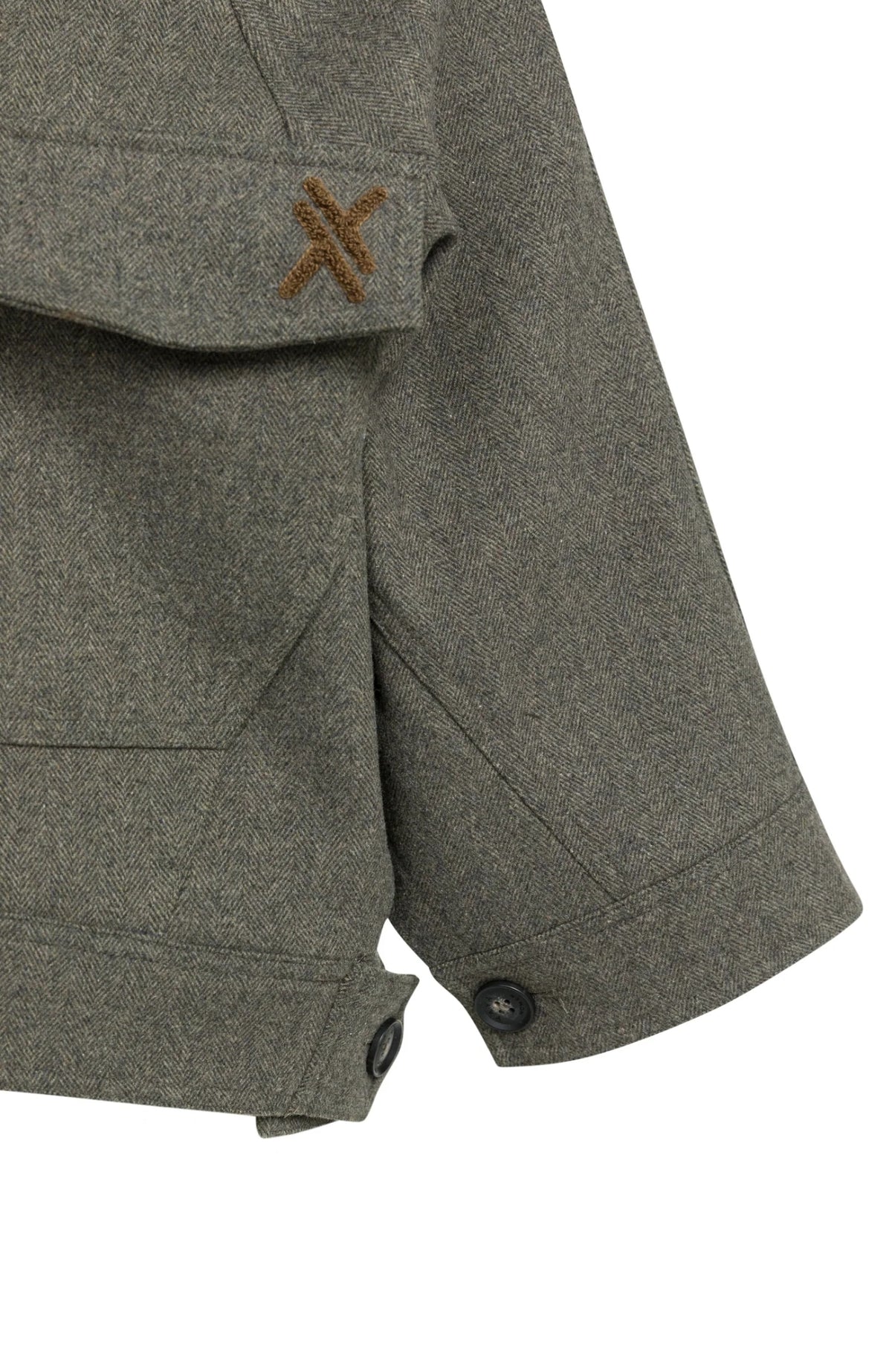 Oversized Wool Mix Jacket