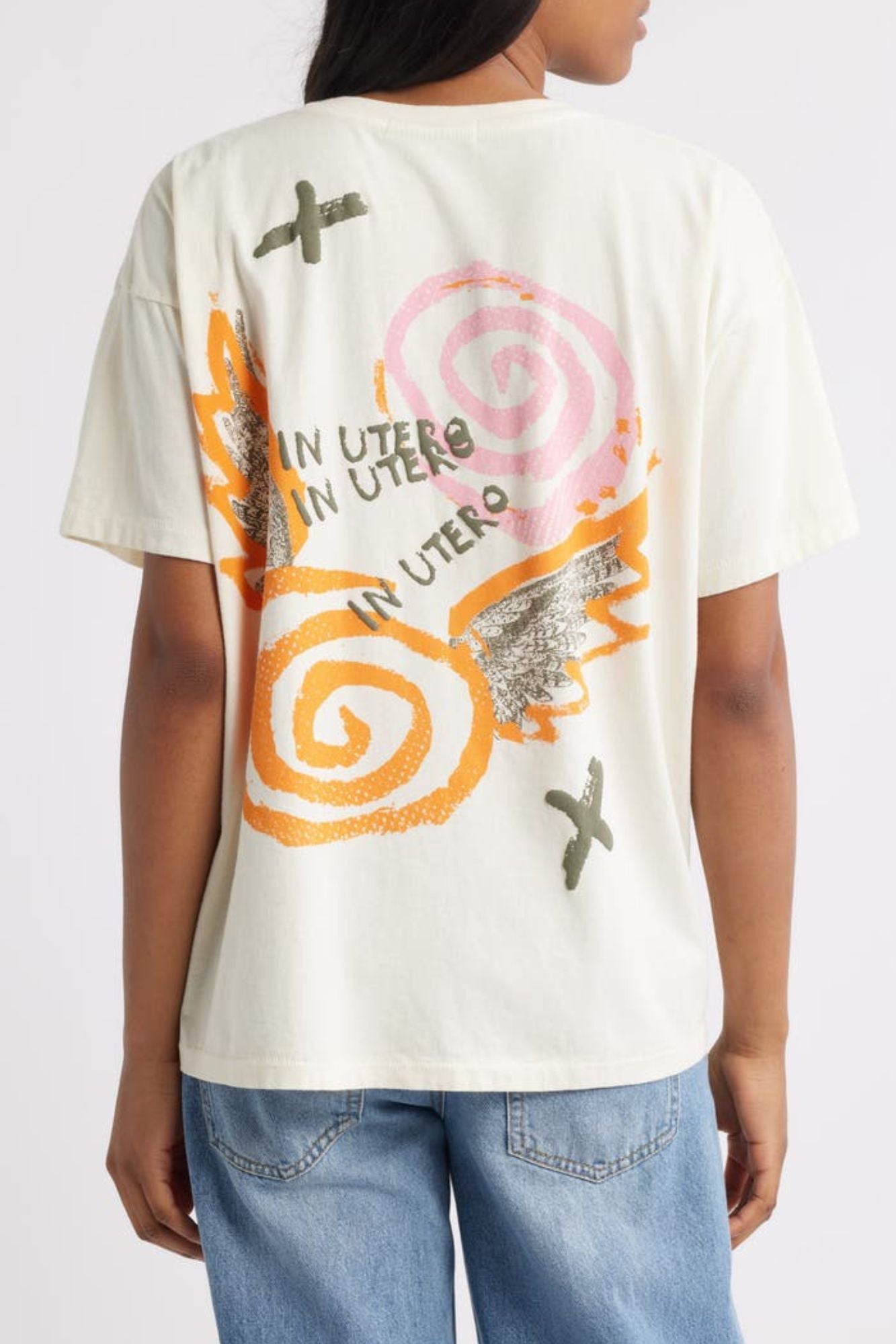 Nirvana In Uetro Collage Merch Tee