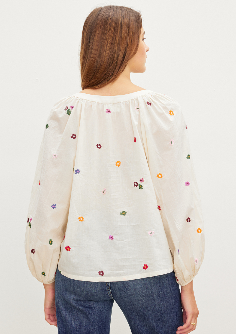 Aretha Embroidery Top