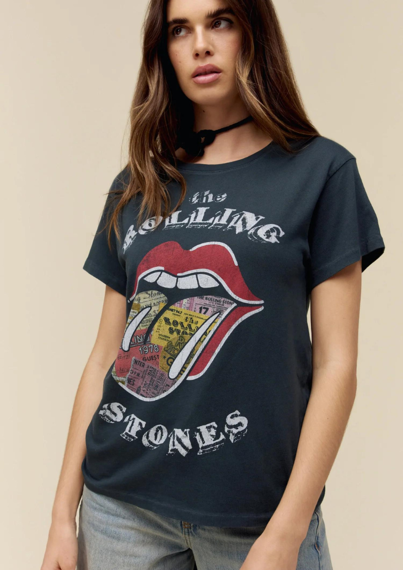 T-shirt avec billet des Rolling Stones