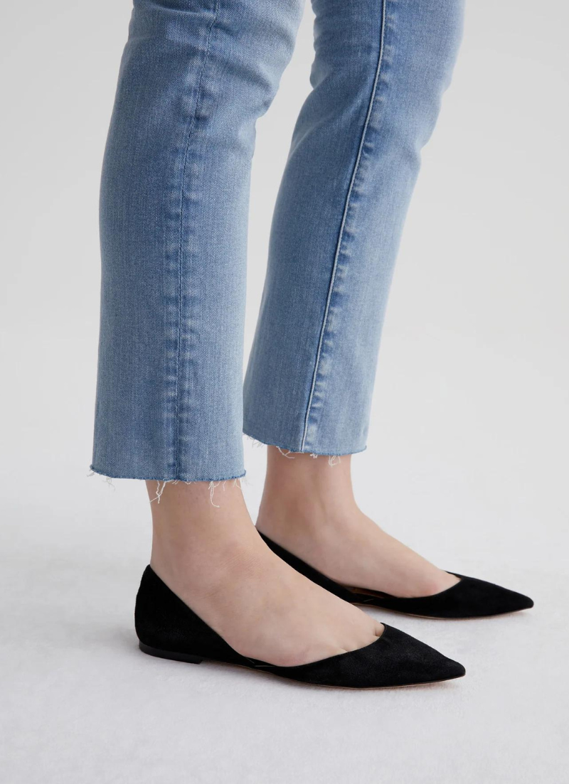 Mari High-Rise Slim Straight Crop