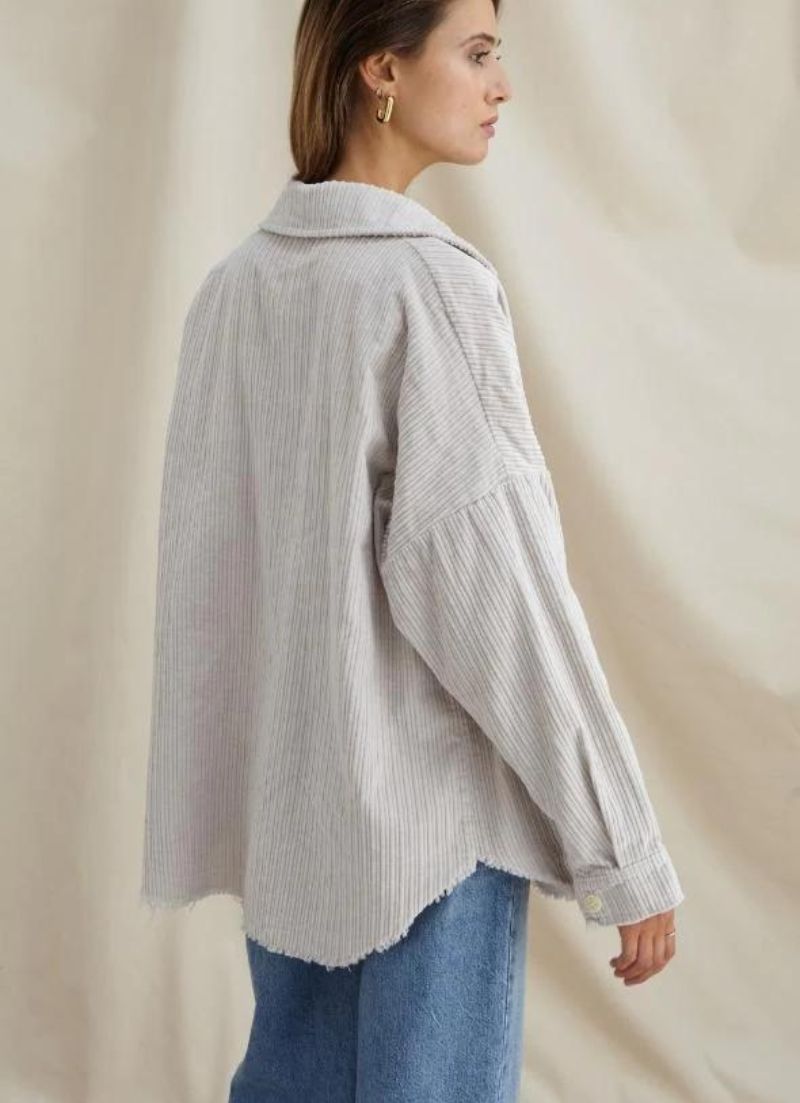 Delphine Soft Cord Shirt