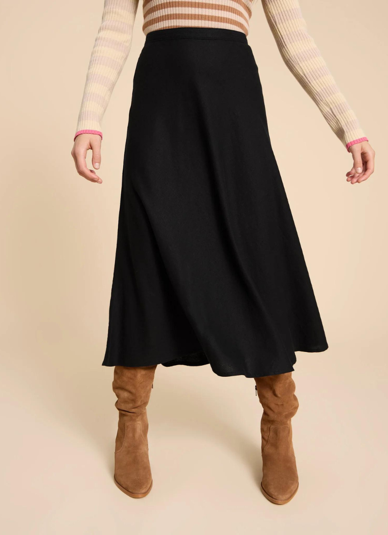 Clemence Linen Skirt