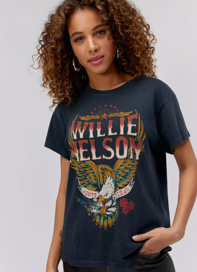 Willie Nelson Abbott Texas Tour T-shirt