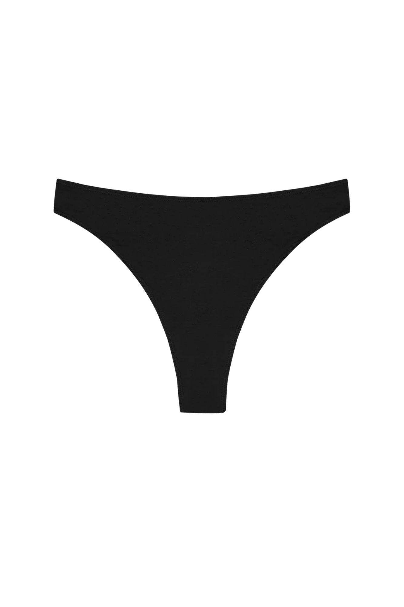 High Rise Thong Mineral Undies | Black