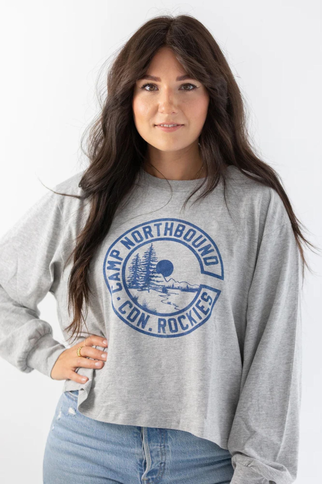 Camp Northbound Cropped Longsleeve Tee