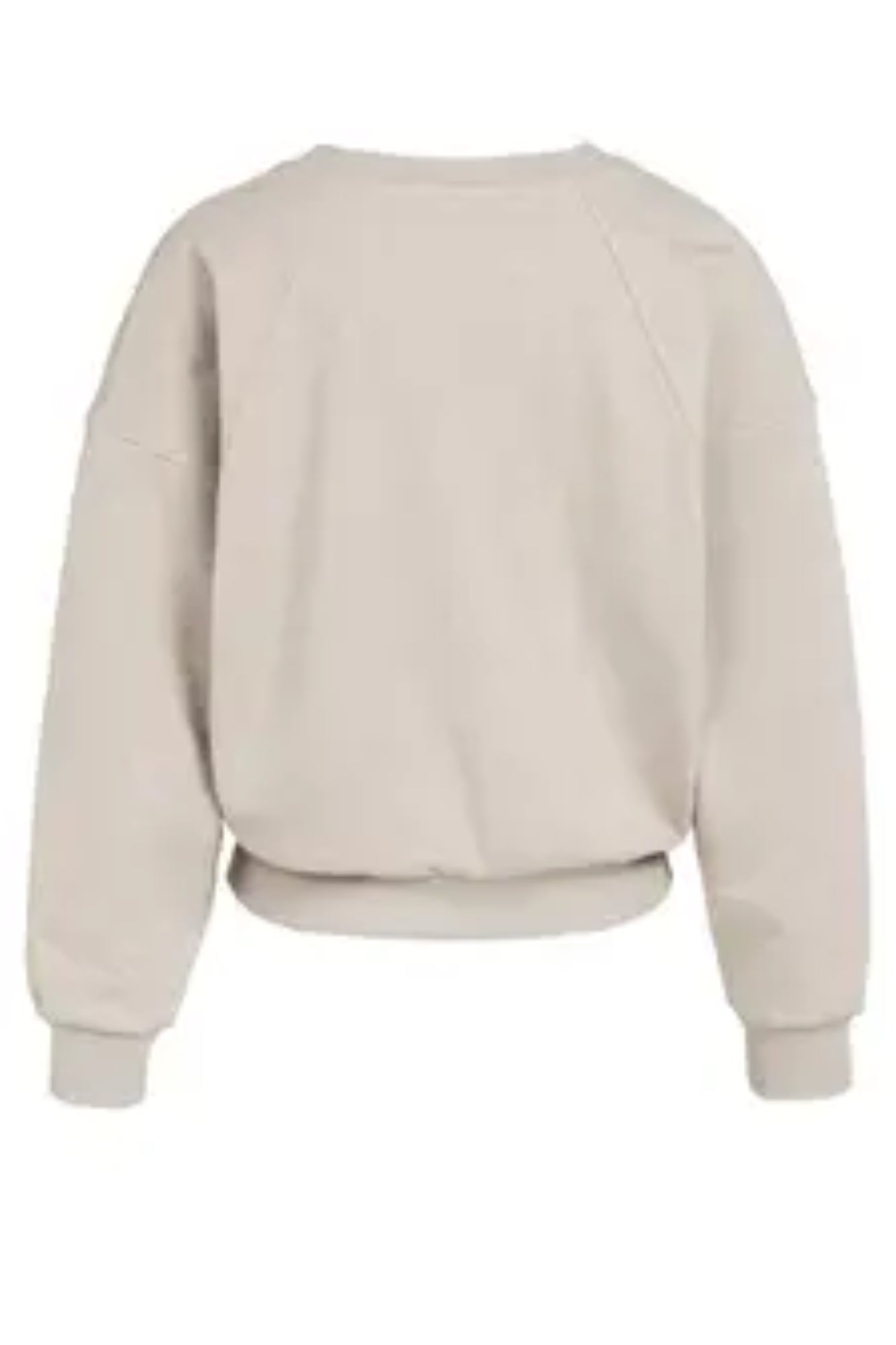 V-Neck Sweatshirt With Collar