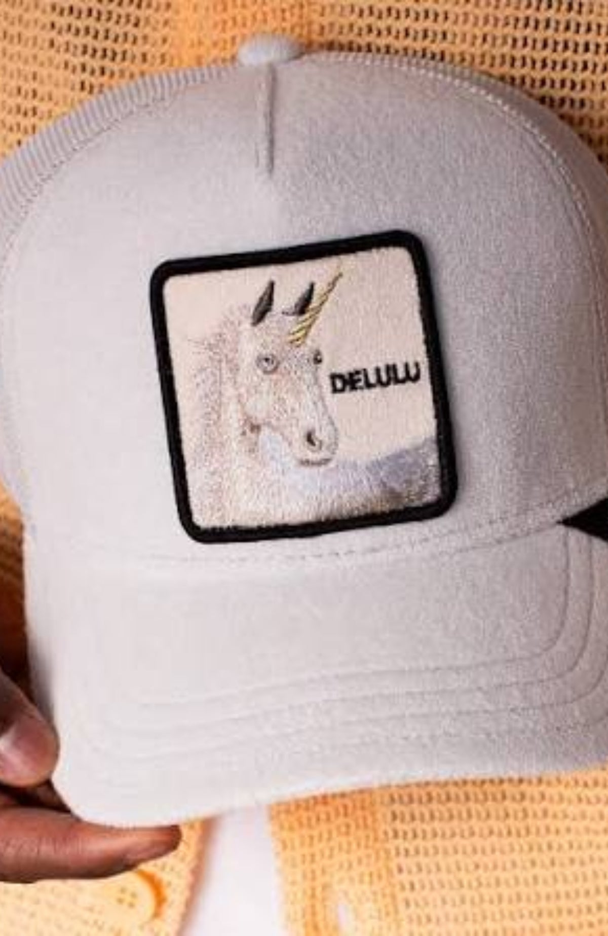 Terry Cloth Unicorn Cap