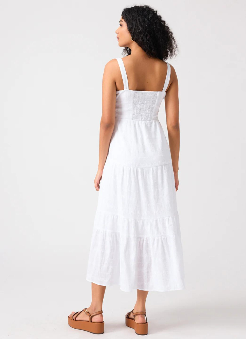 Watching Sunset Tiered Midi Dress