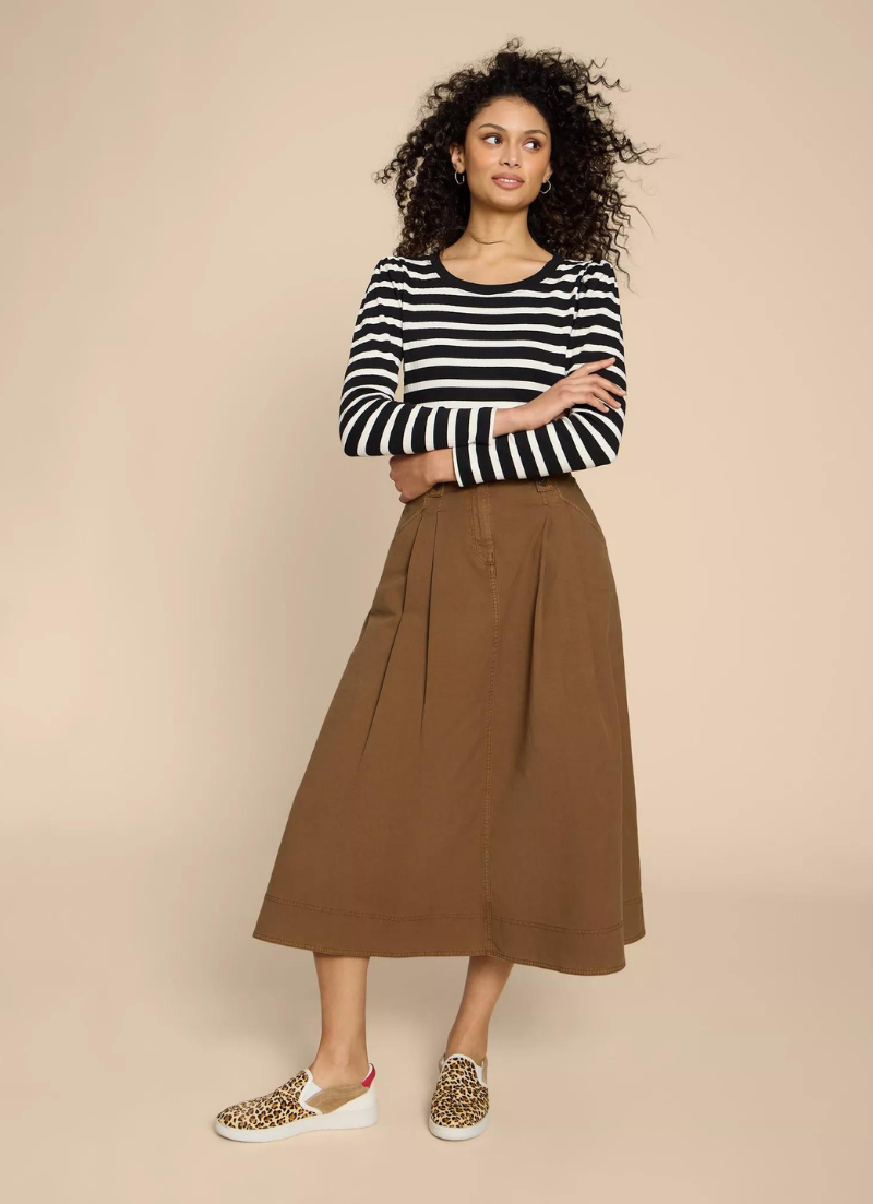 Tara Chino Skirt