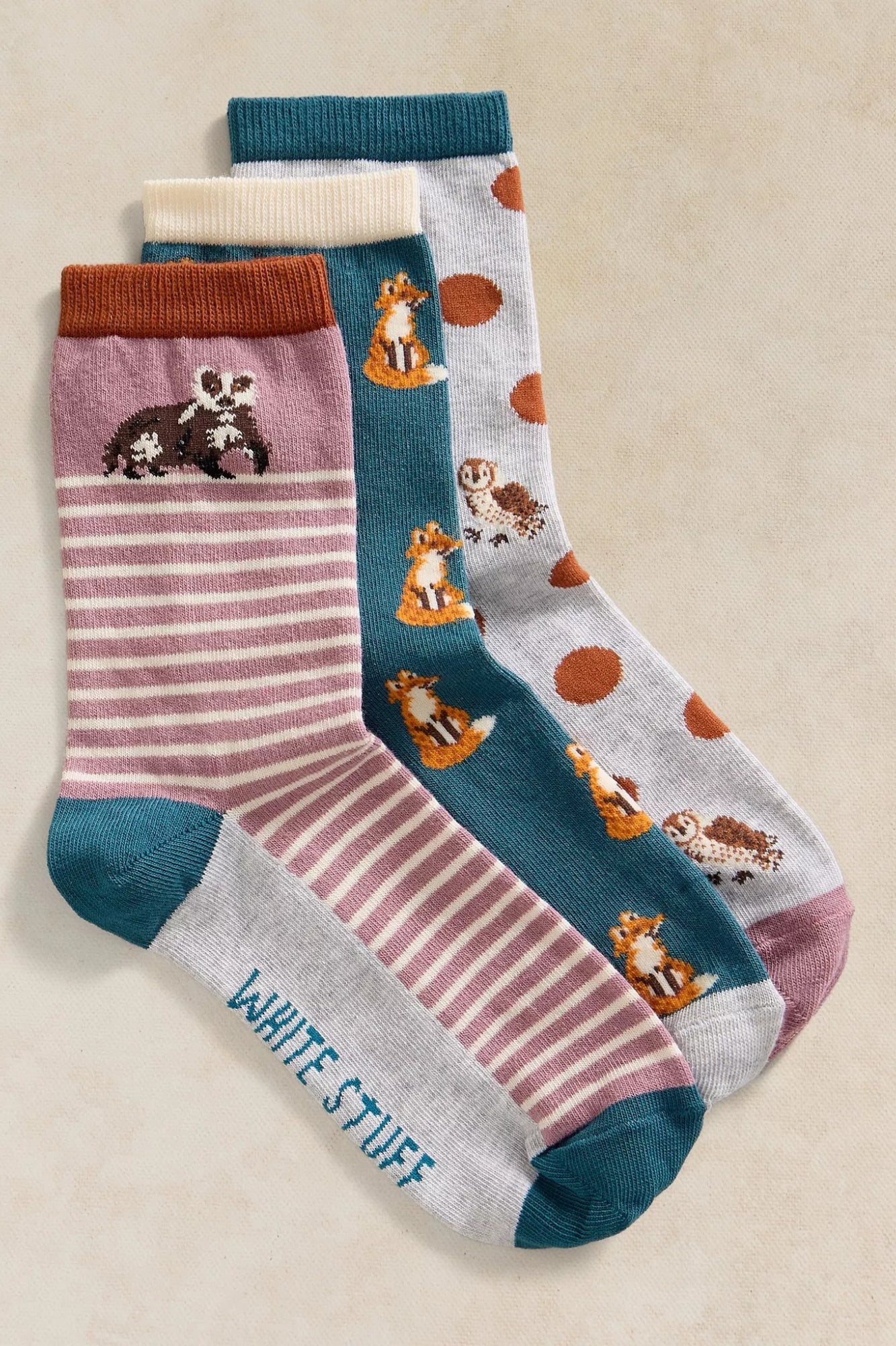 Woodland Animal Socks