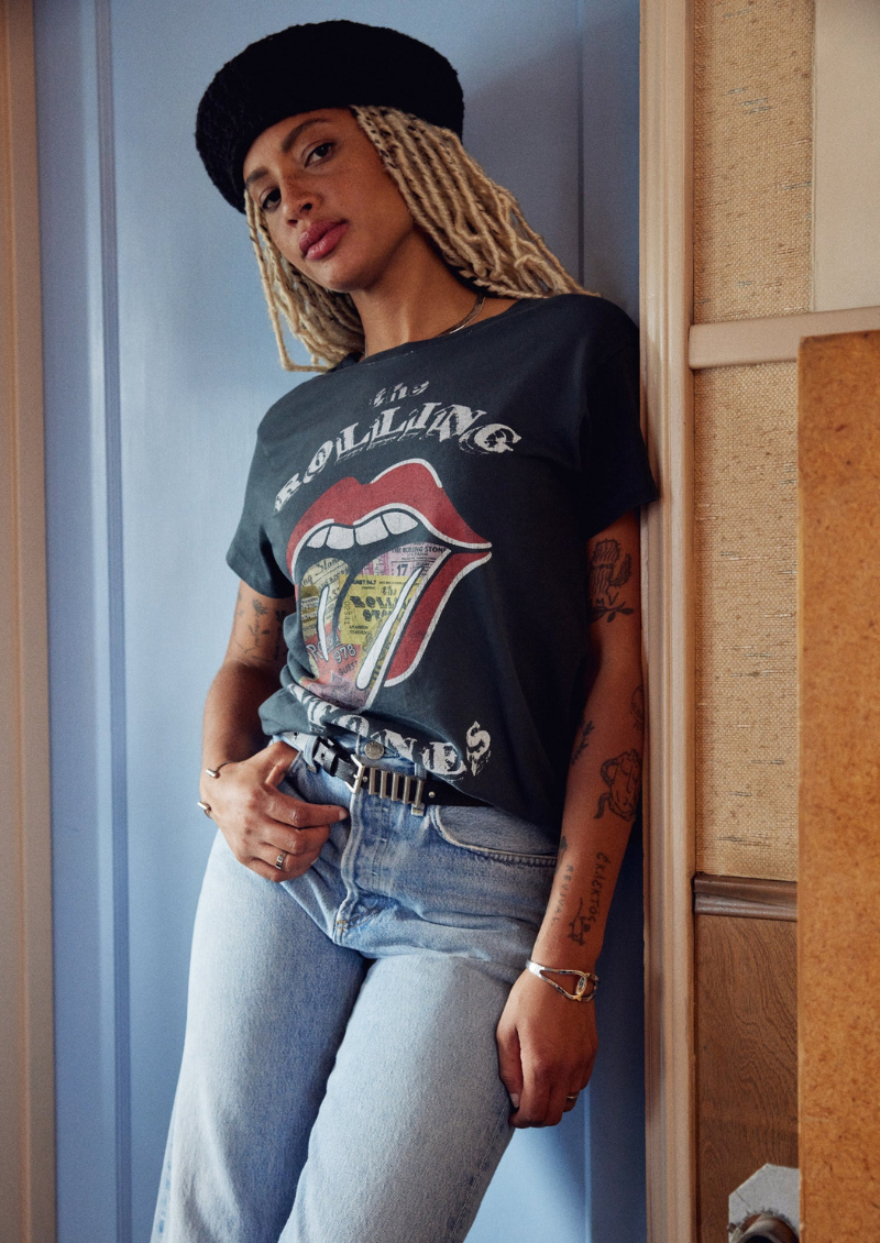T-shirt avec billet des Rolling Stones