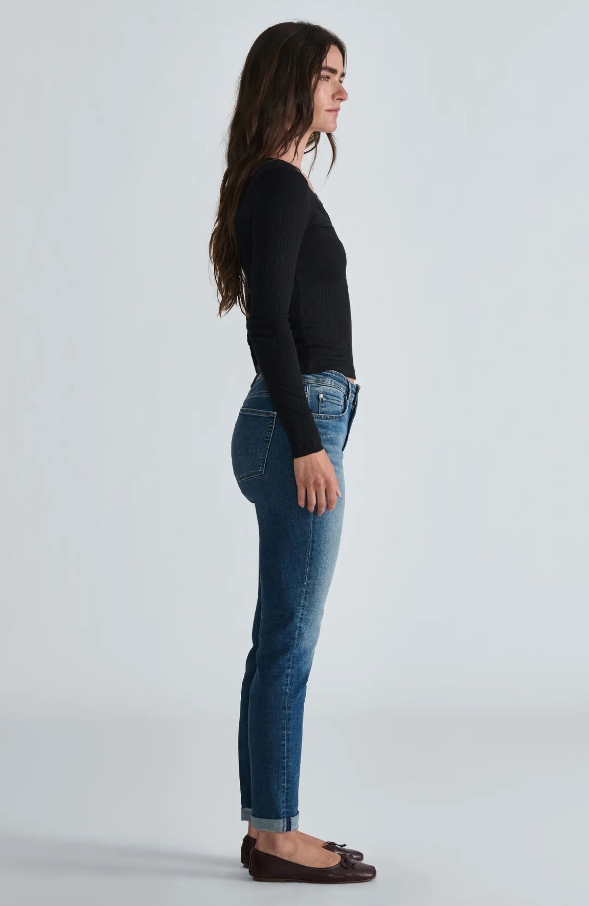 Kathleen Slim Boyfriend Jeans