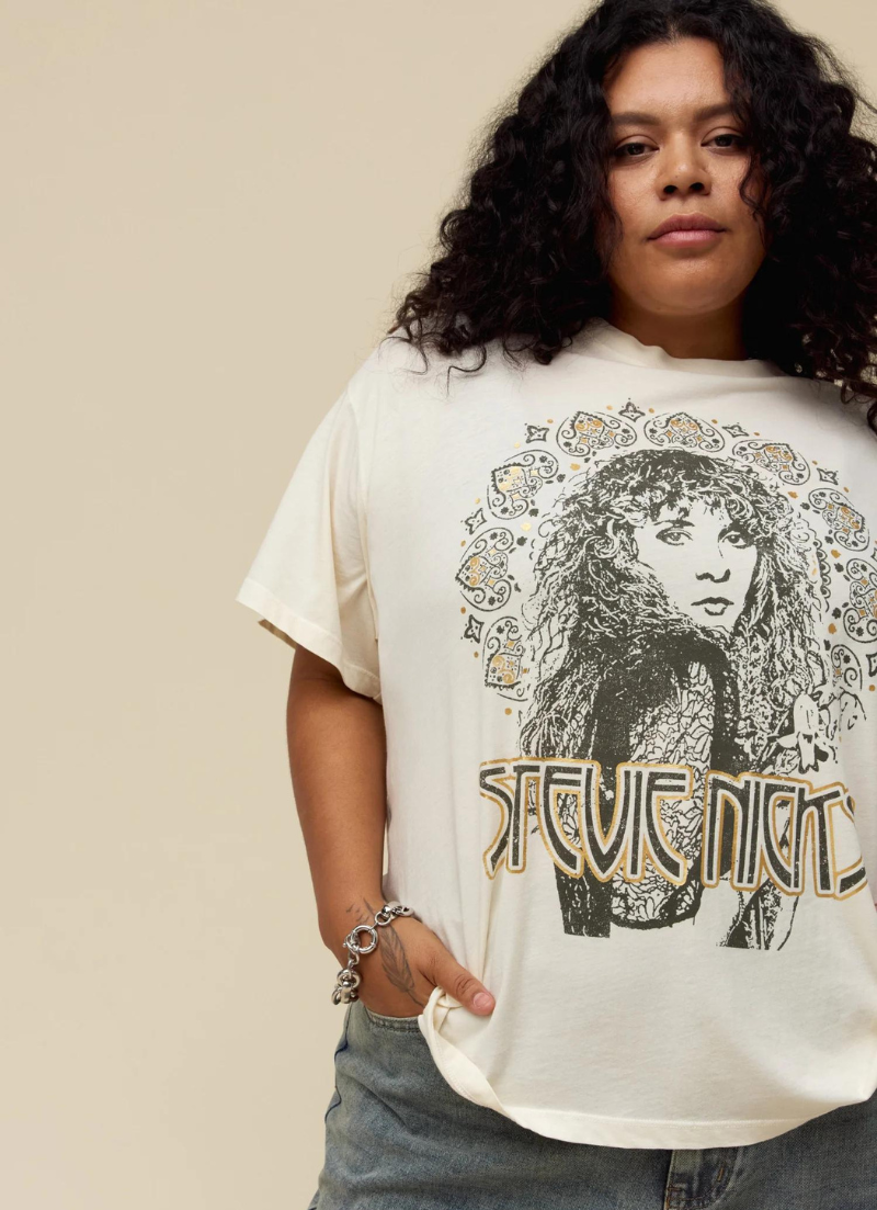 T-shirt métallisé Stevie Nicks 