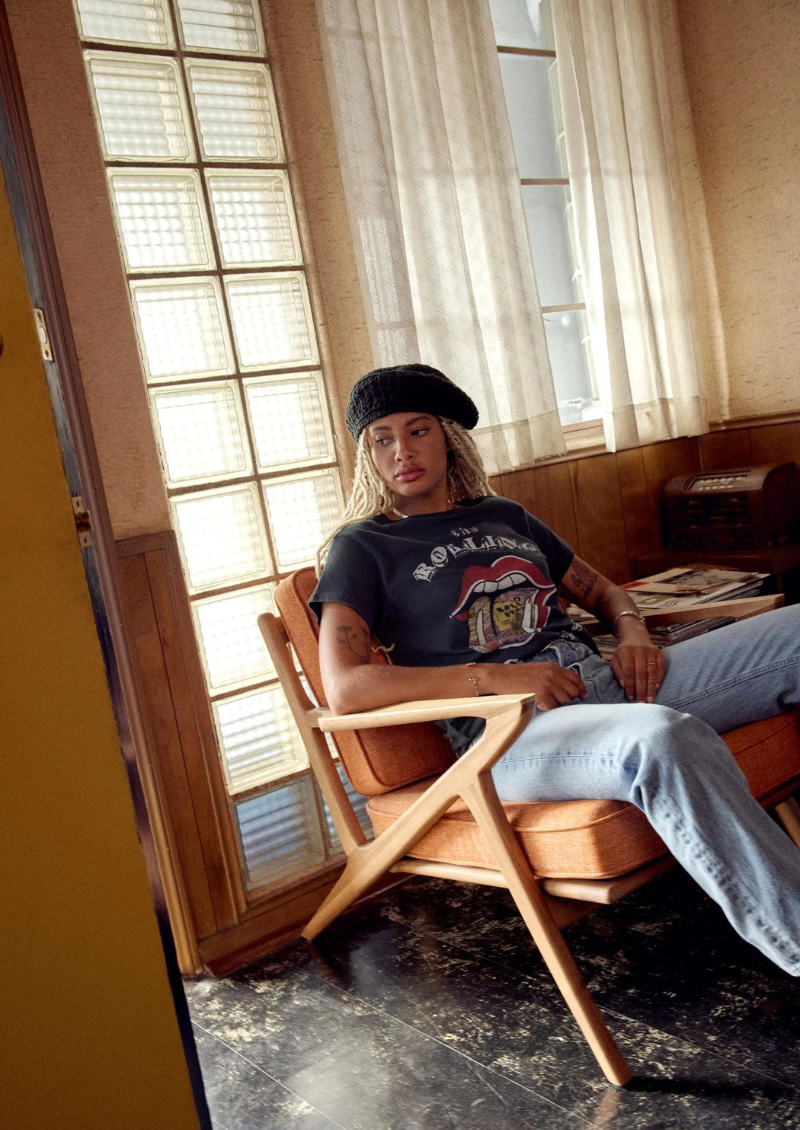 T-shirt avec billet des Rolling Stones