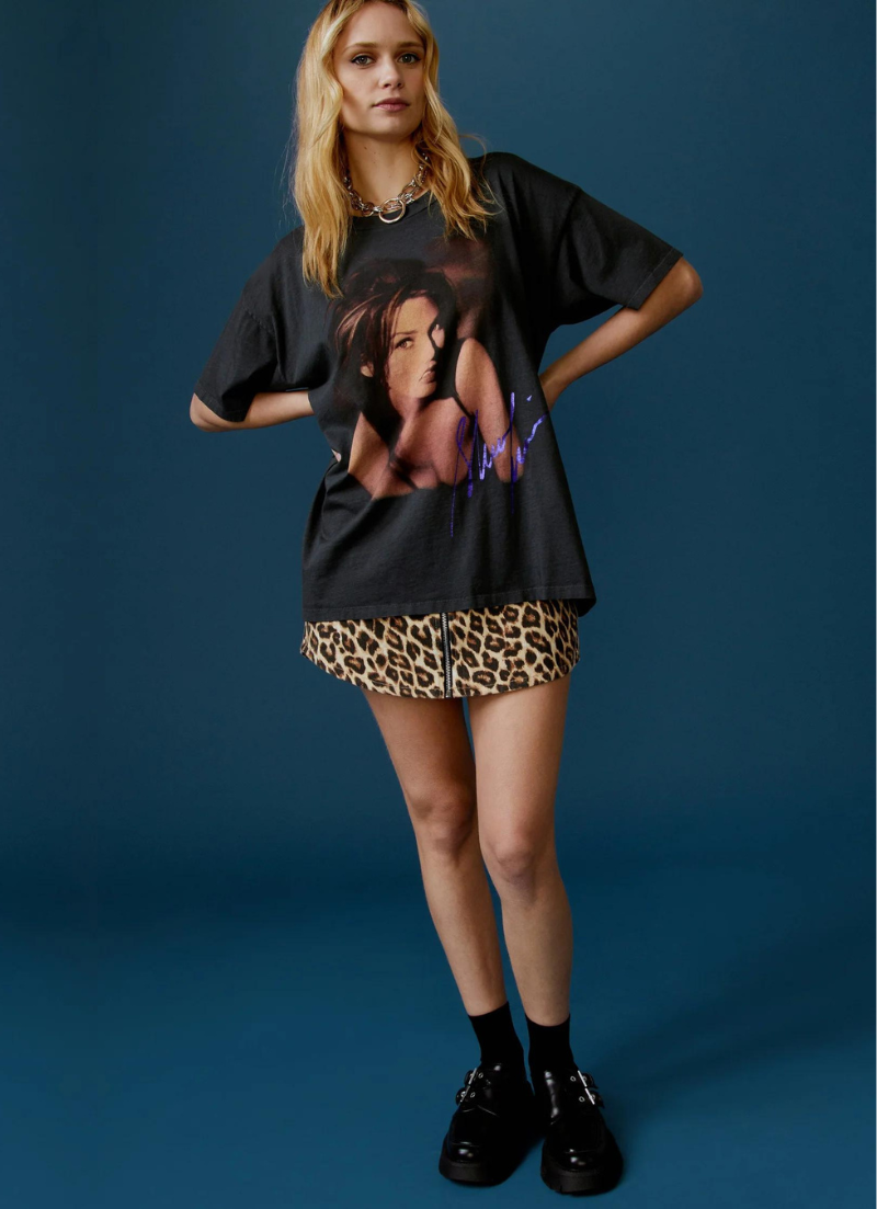 Shania Twain Come On sur le t-shirt Tour Merch 1988