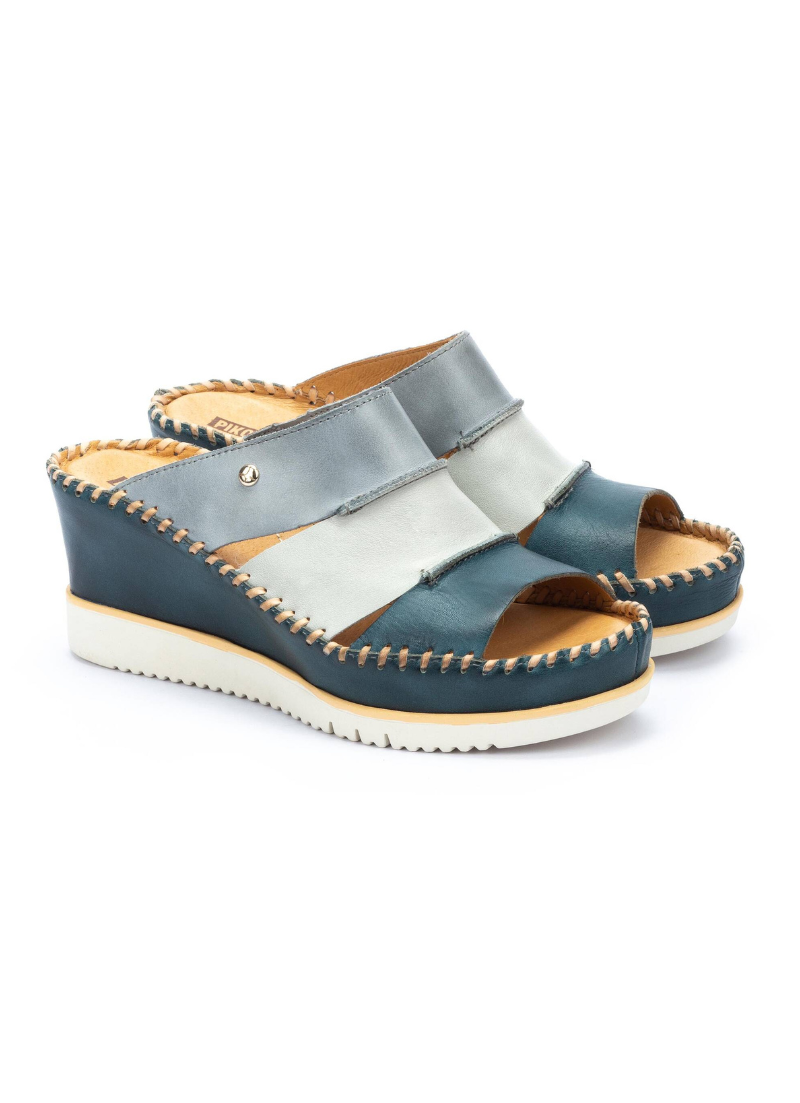 Leather Wedge Sandals