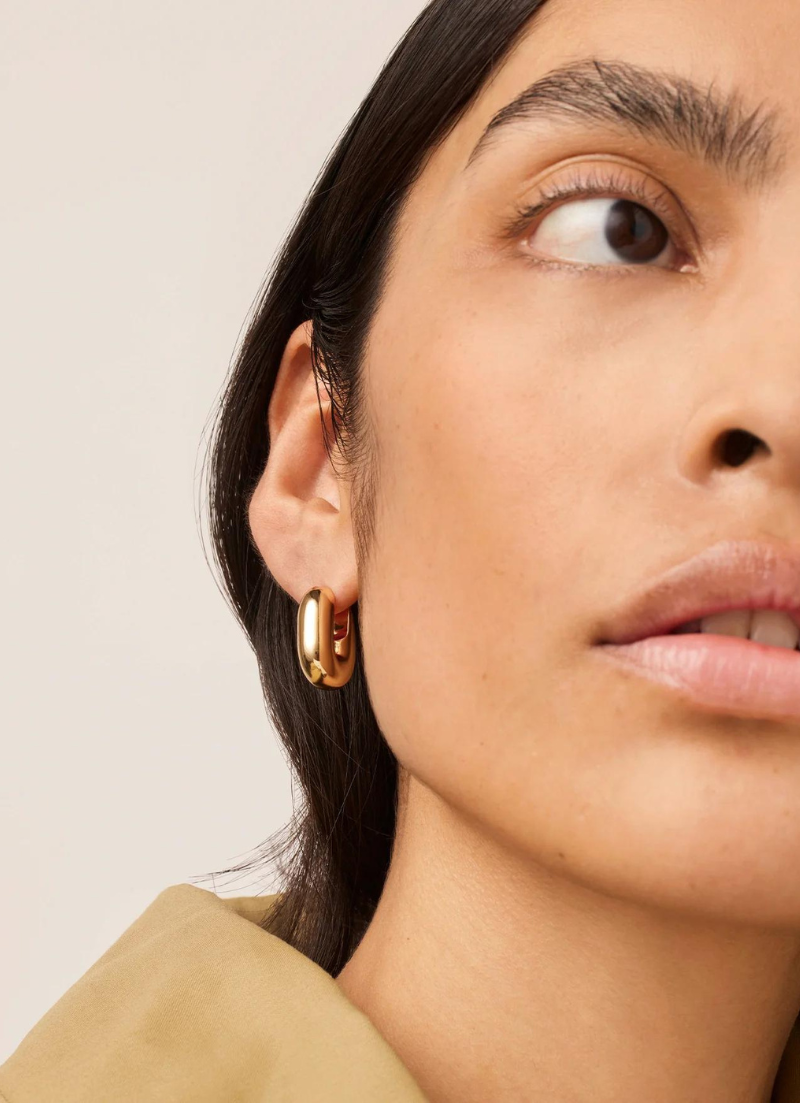 Puffy U-Link Earrings