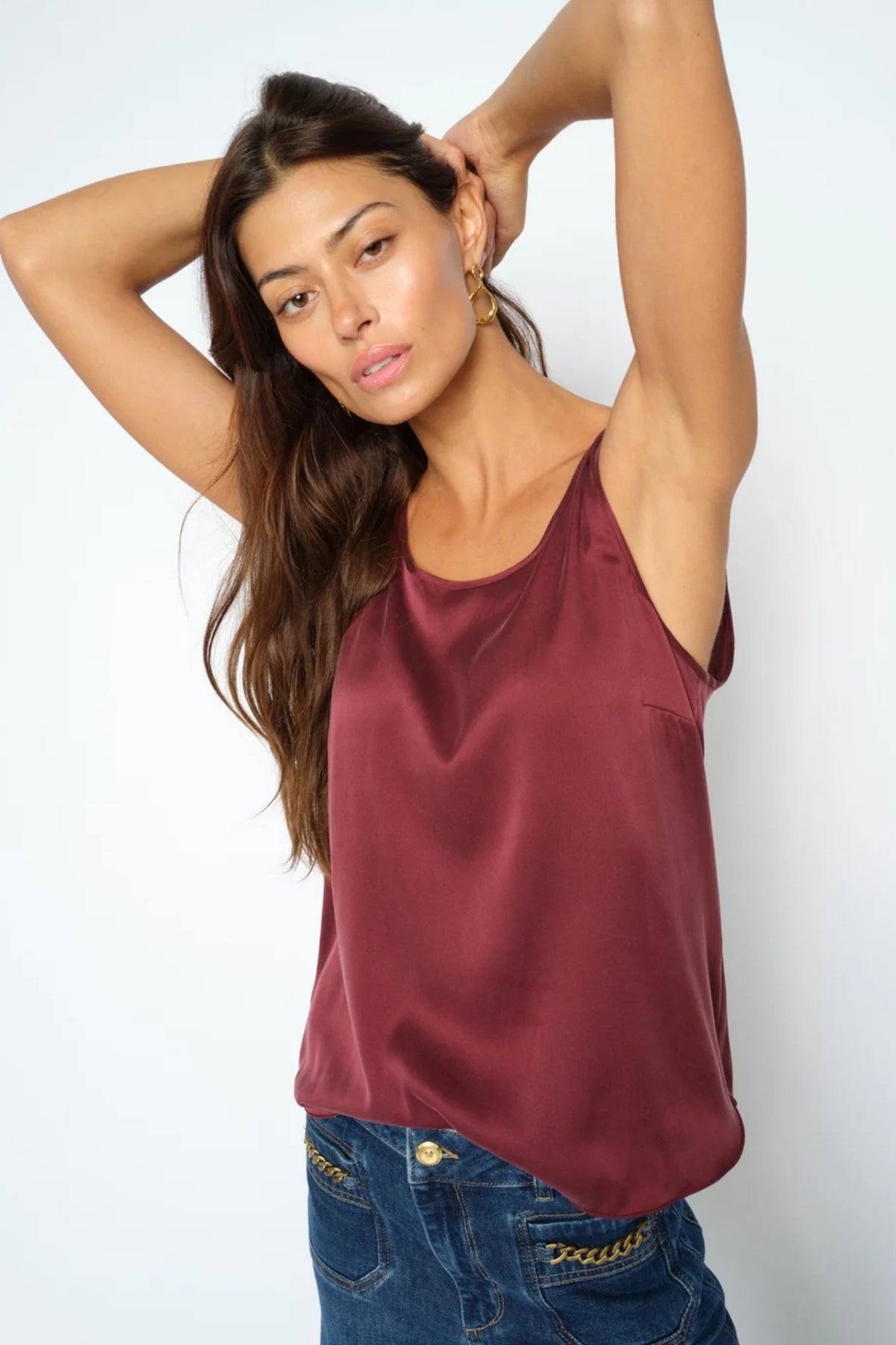 Astrid Silk Tank