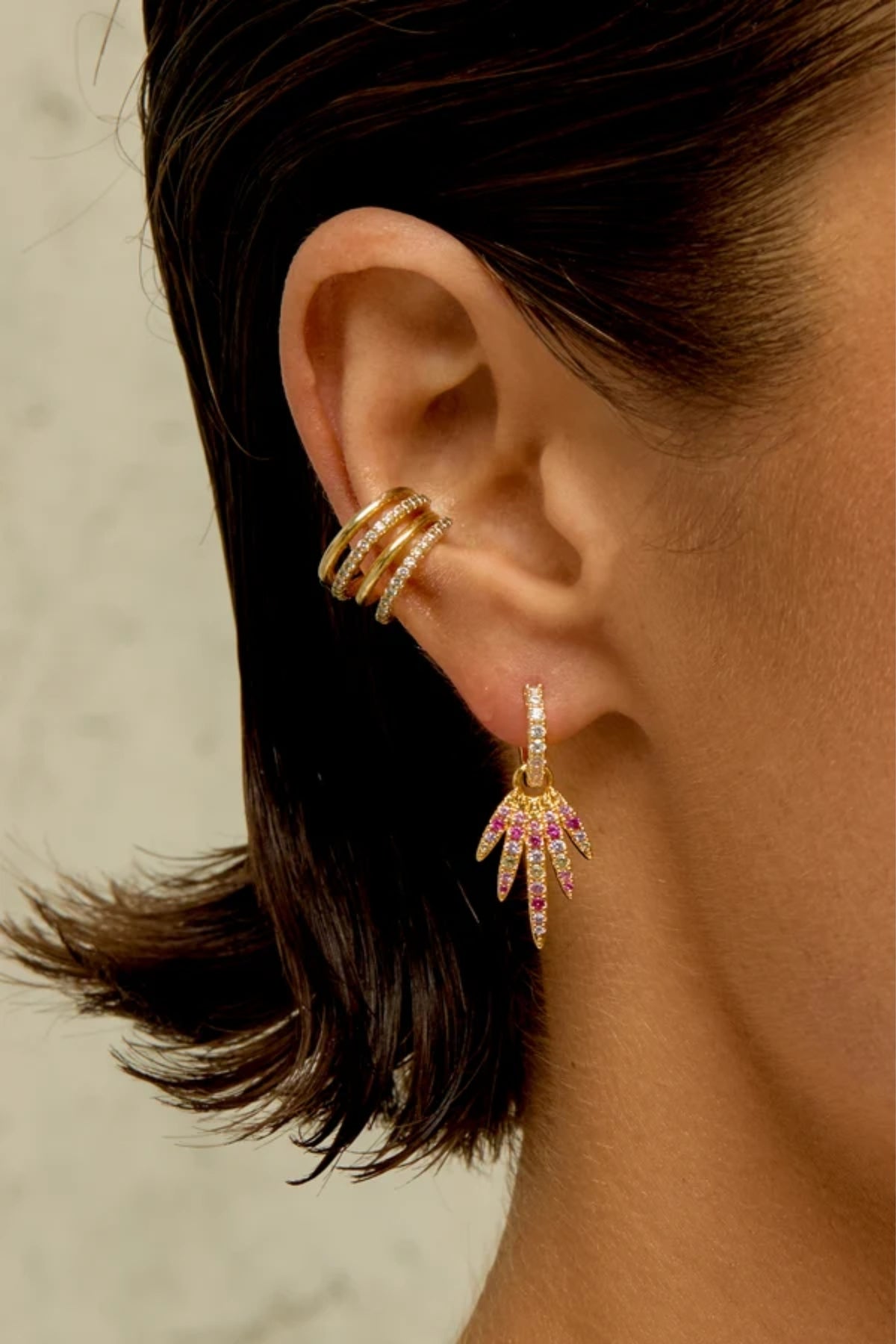 Rainbow Aloha Earrings