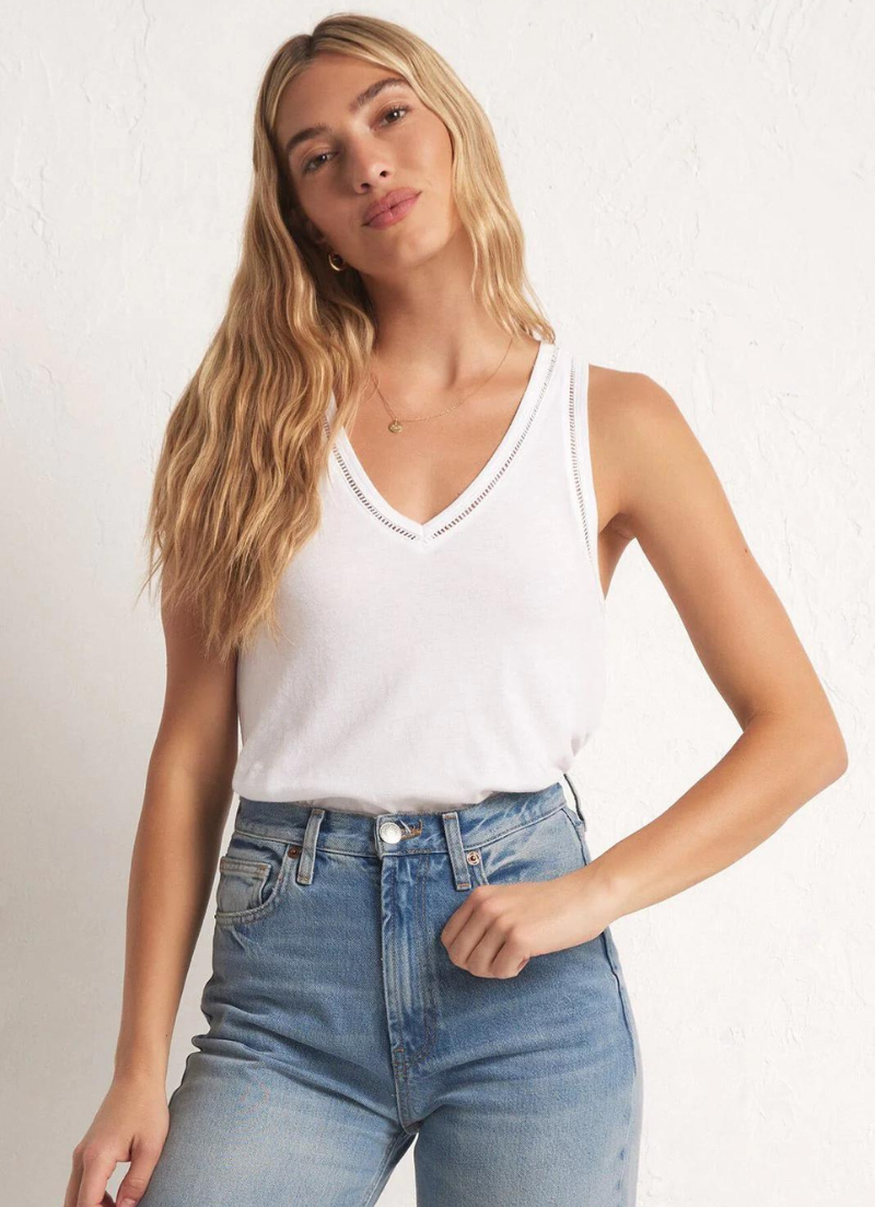 Vagagond Lace Trim Tank