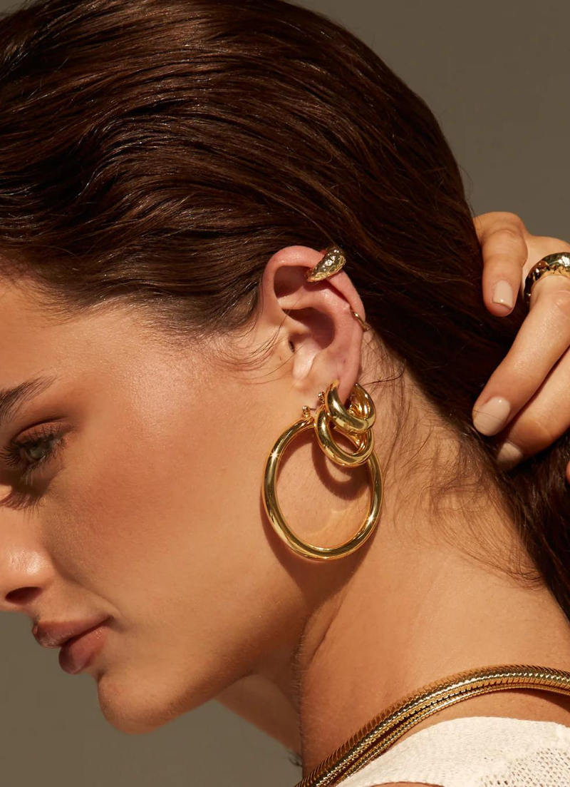 Luv aj 2025 amalfi tube earrings