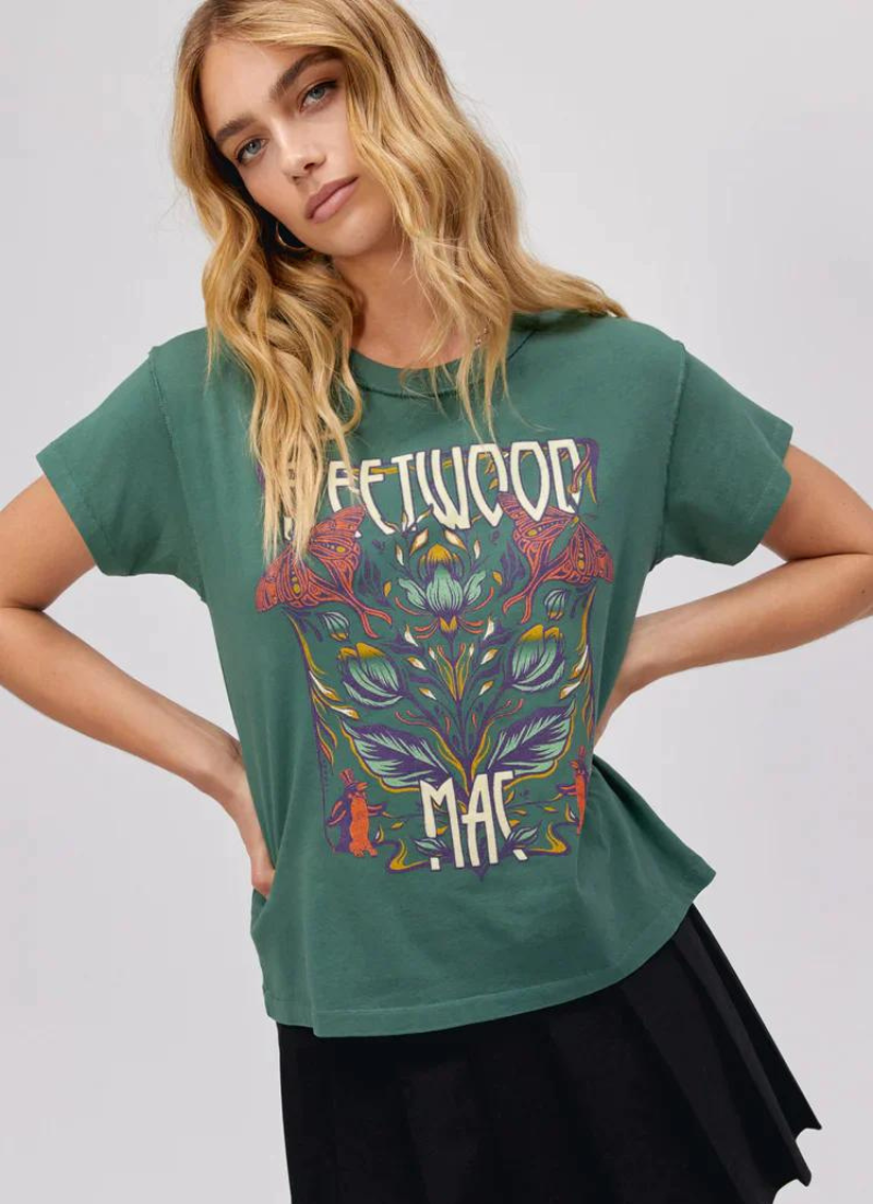 T-shirt inversé papillons Fleetwood Mac