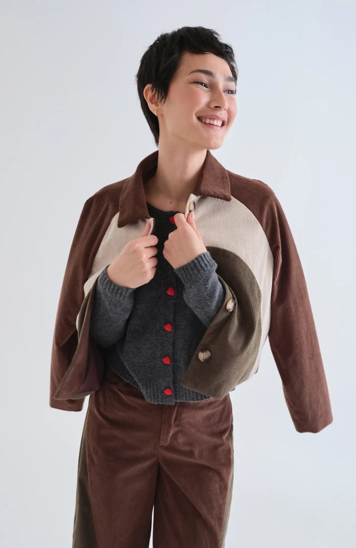 Heart Button Cardigan