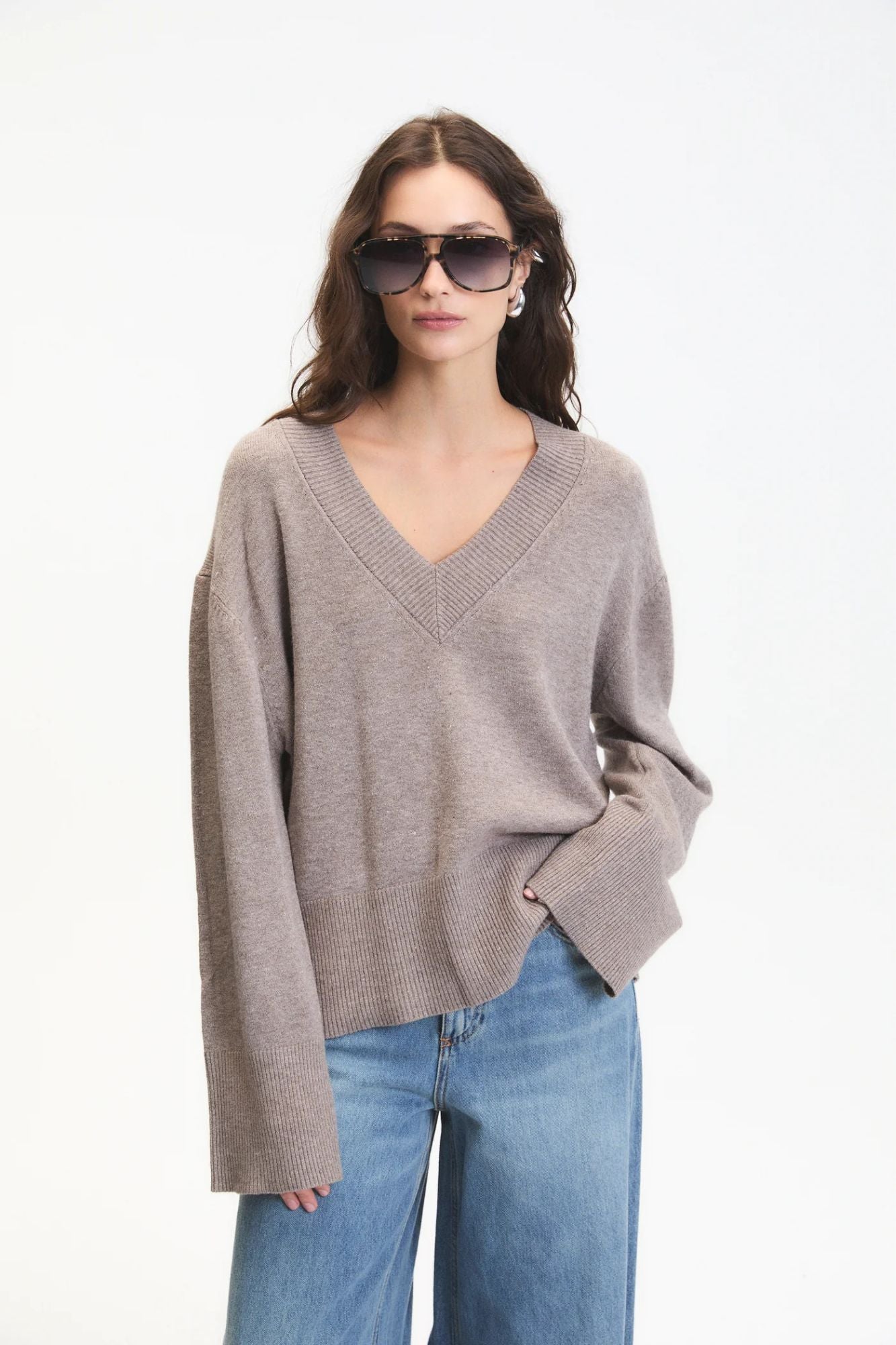 Asclepias V Neck Sweater