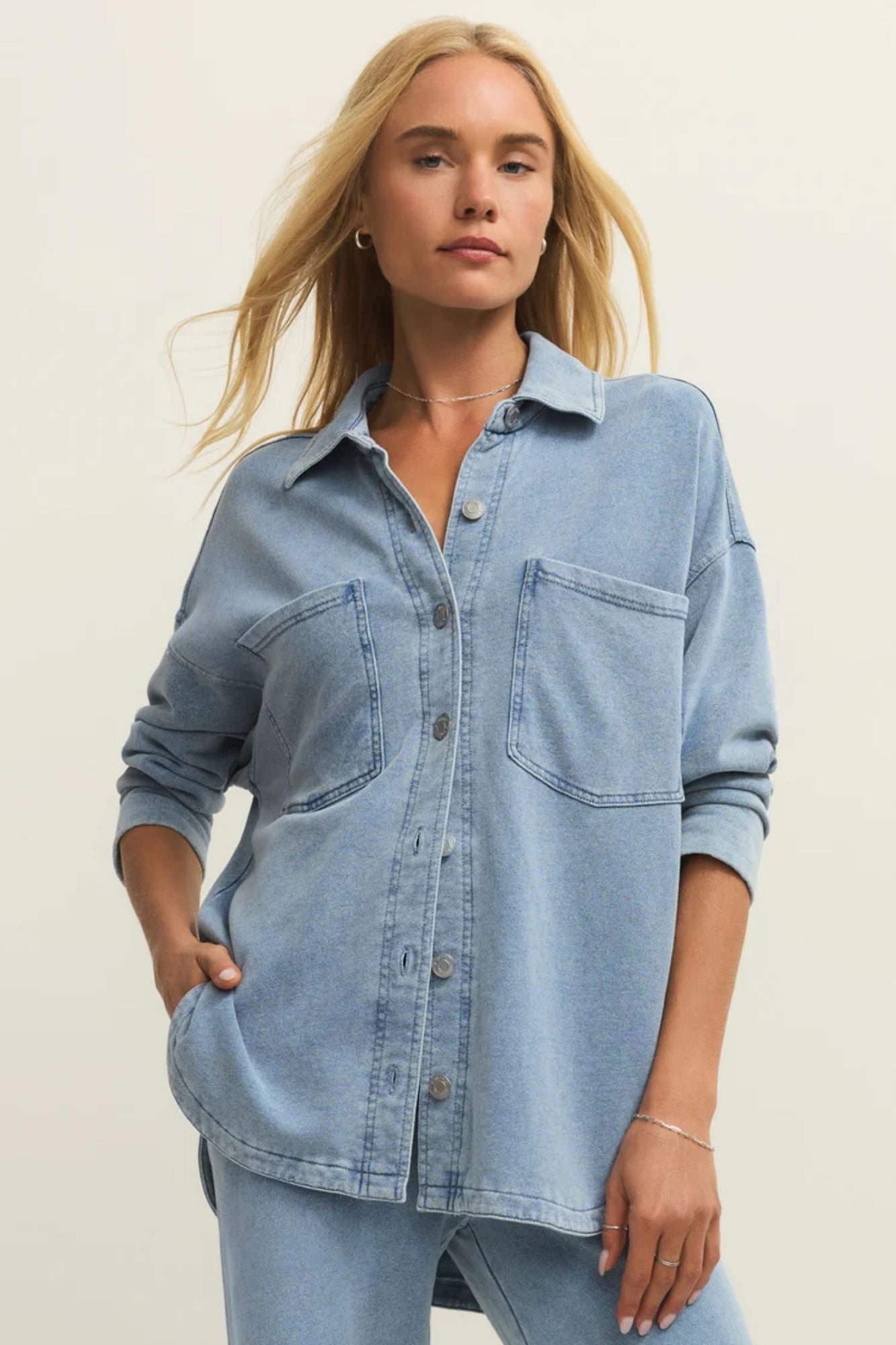 All Day Knit Denim Jacket