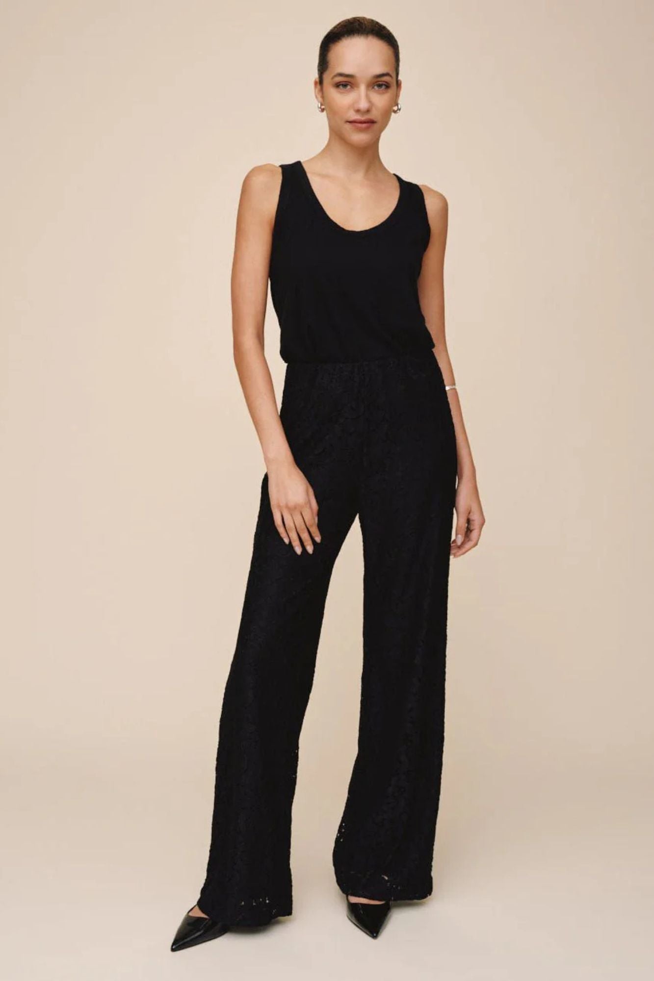 Pull On Stretch Lace Pant