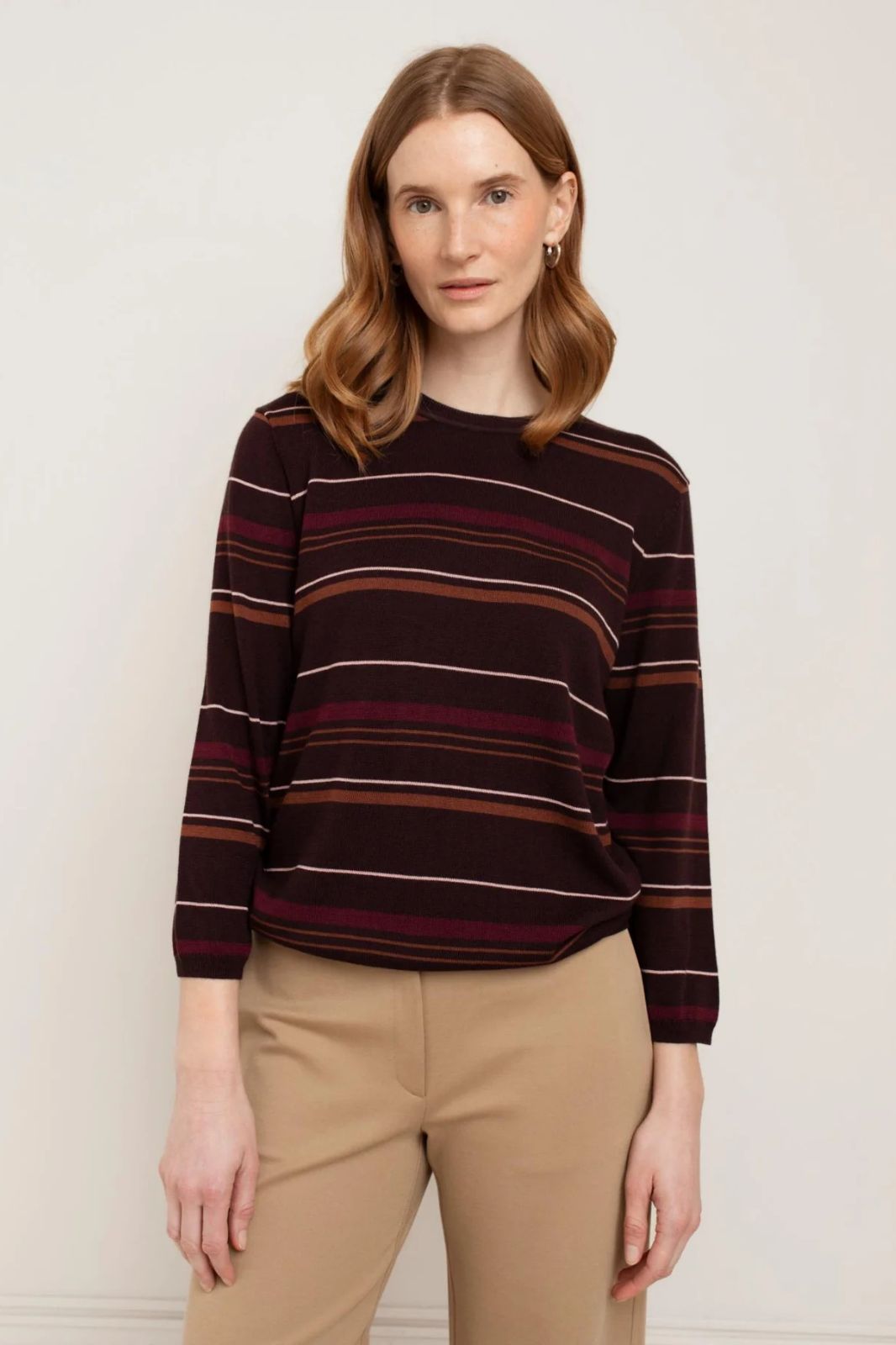 Cecily Striped Crew
