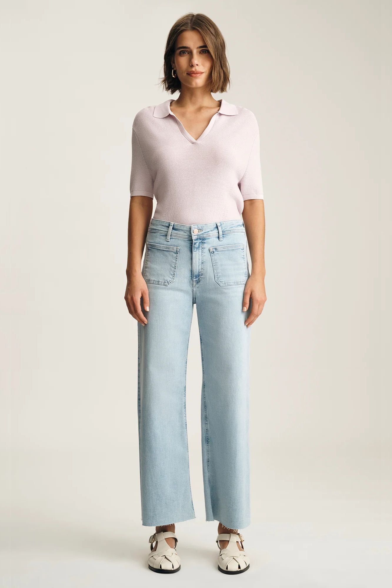 Paloma Marine Wide Leg Jeans