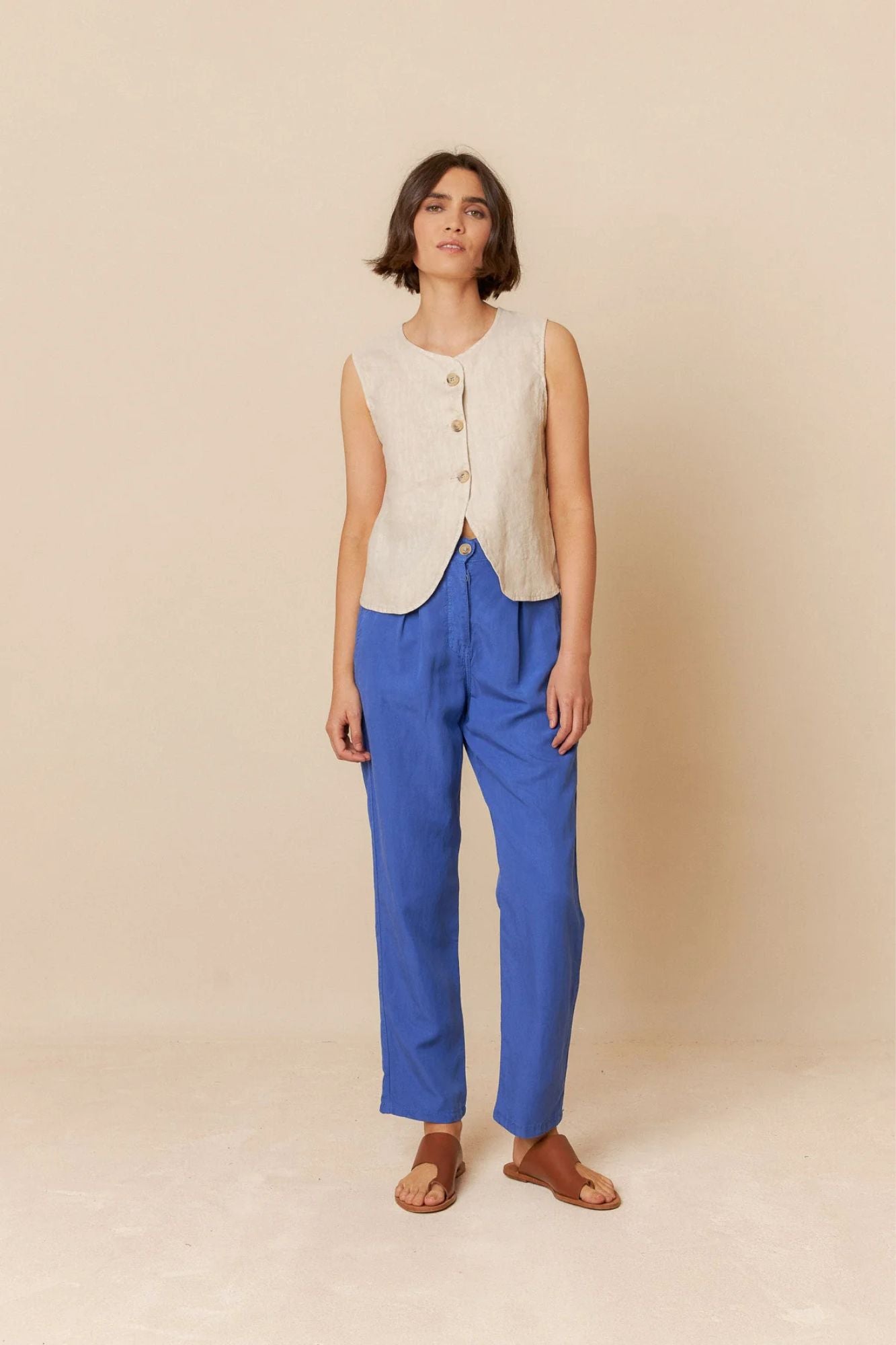 Linen Vest