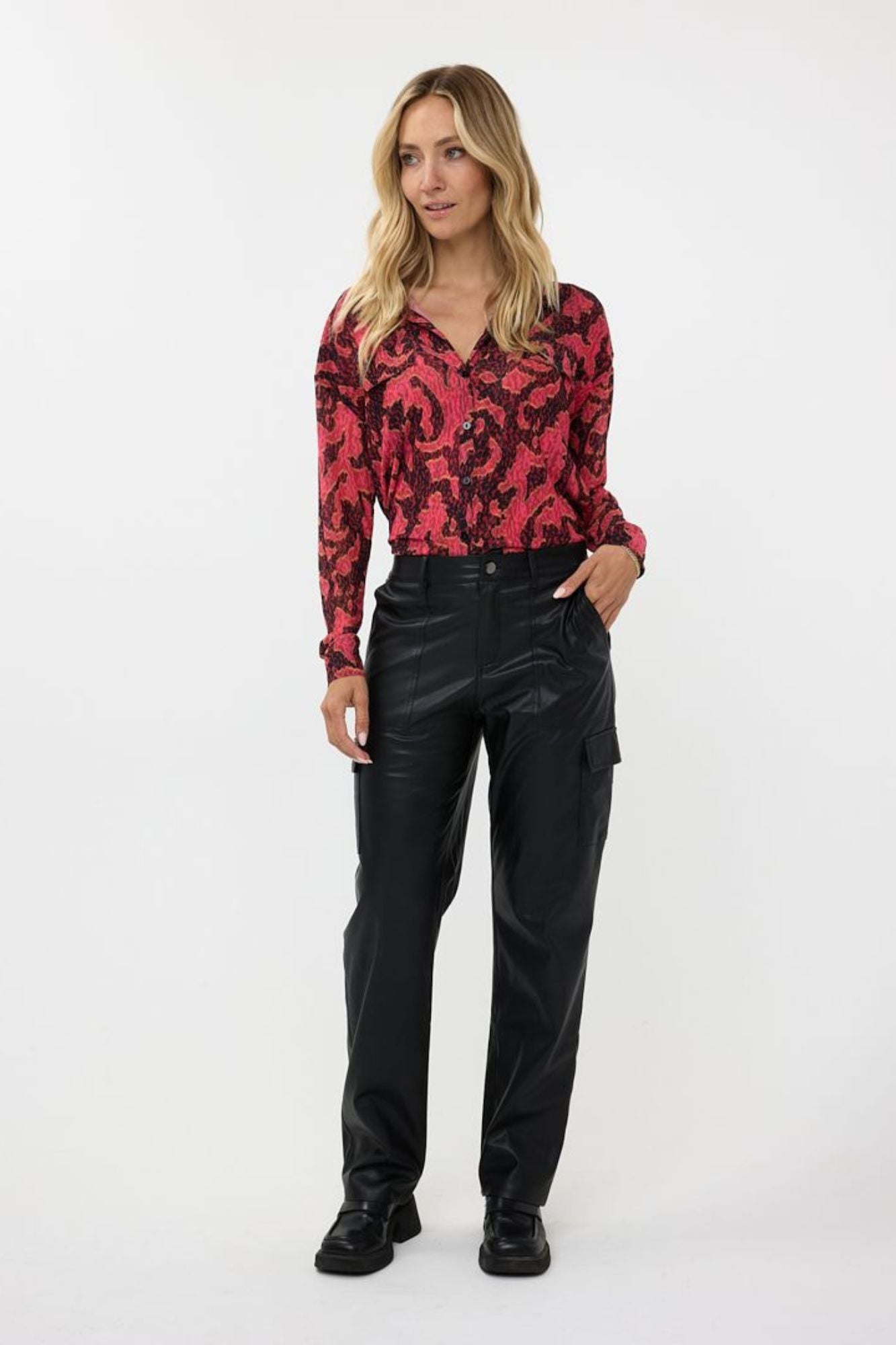 Trousers Cargo Vegan Leather