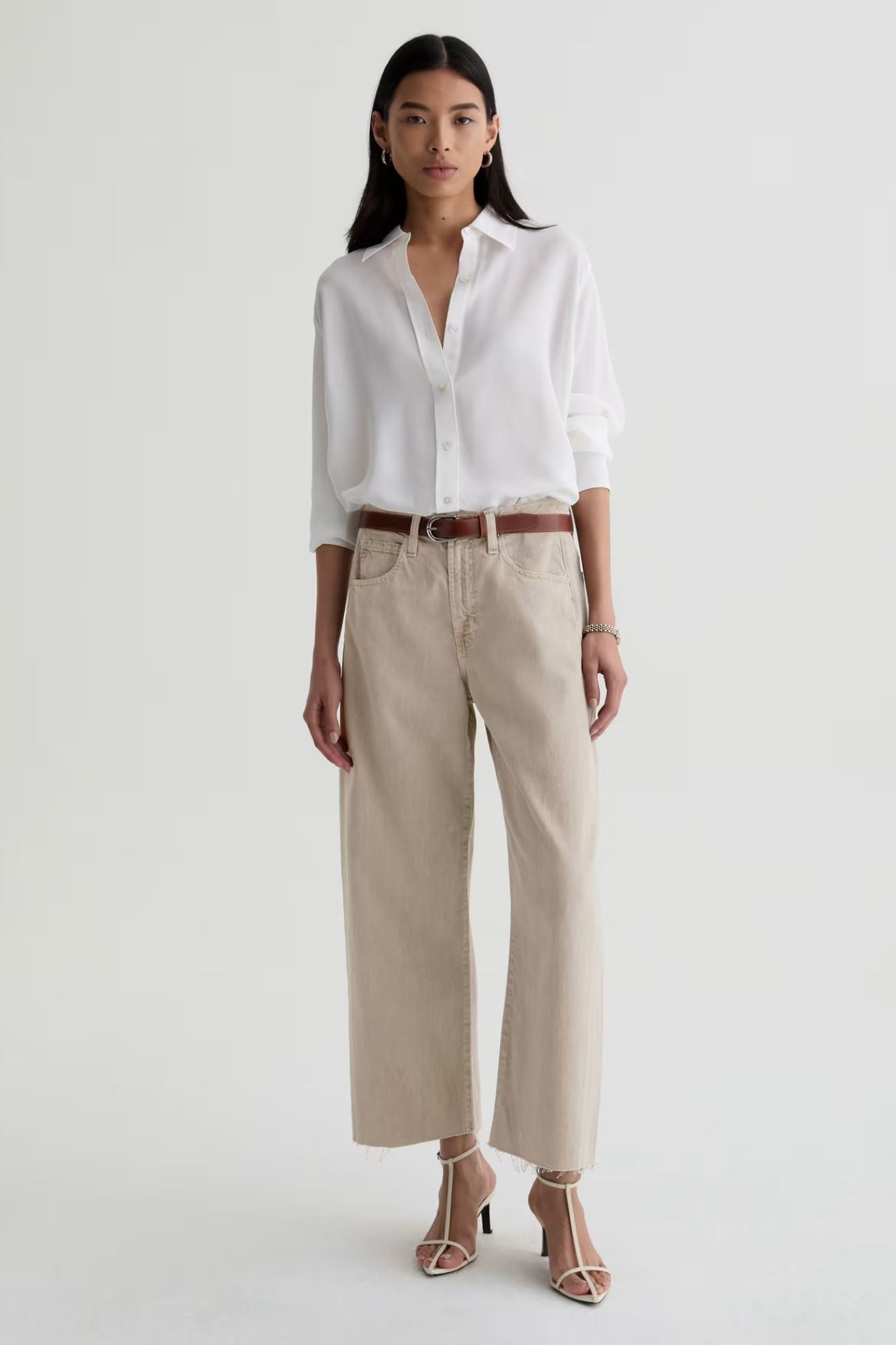 Hattie Crop High-Rise Barrel