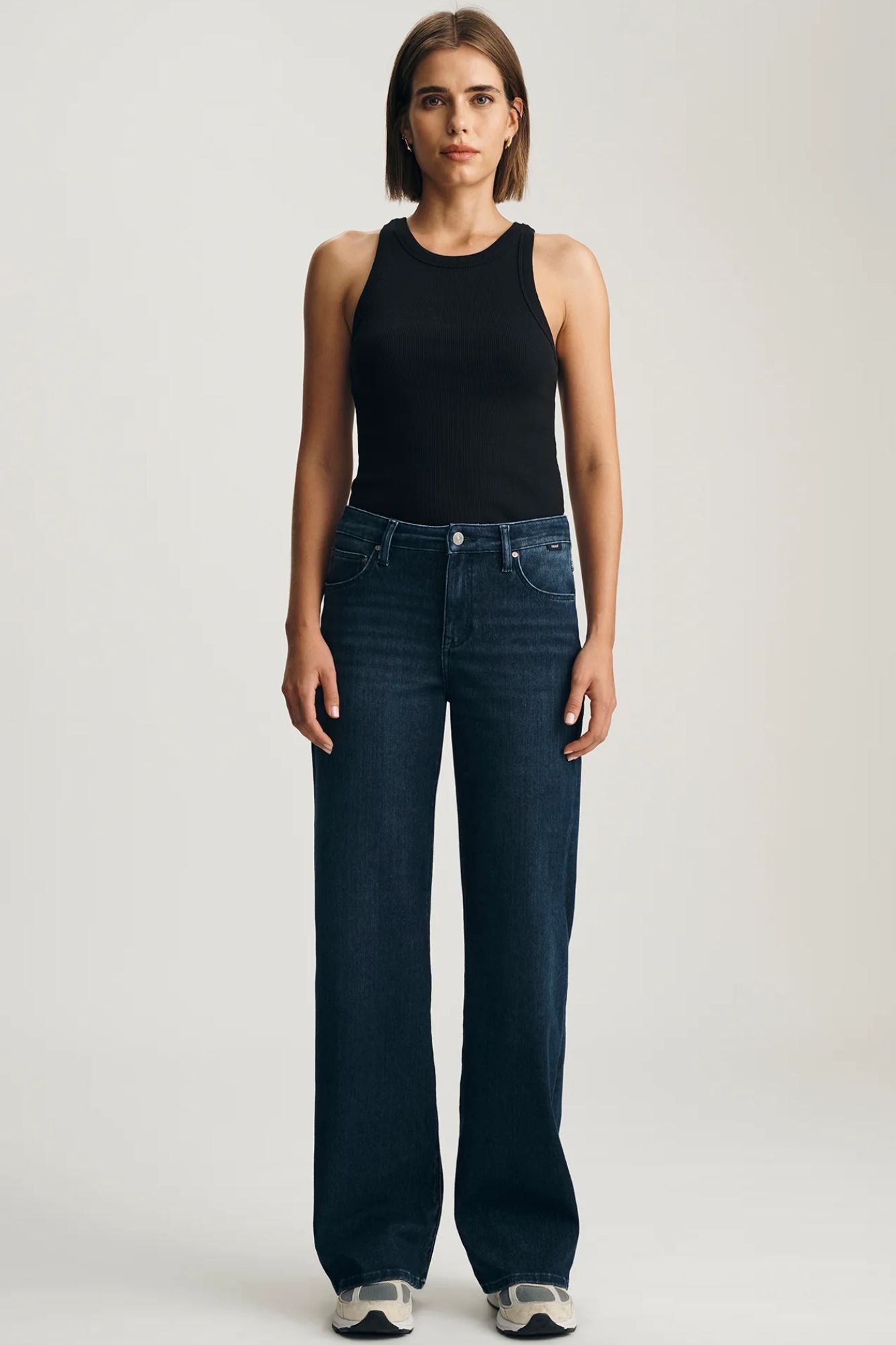 Sabrina Mid Rise Wide Leg Jean