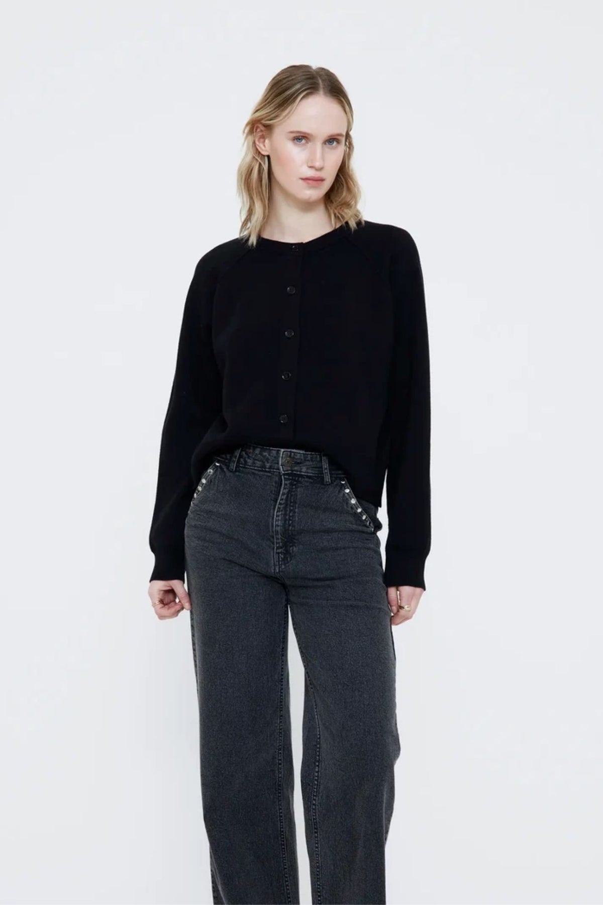 Basic Button-Up Cardigan