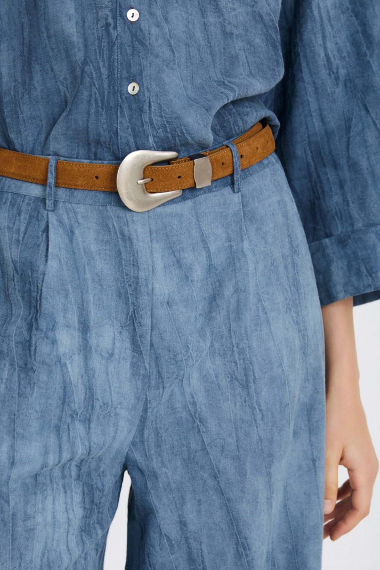 Suede Leather Belt