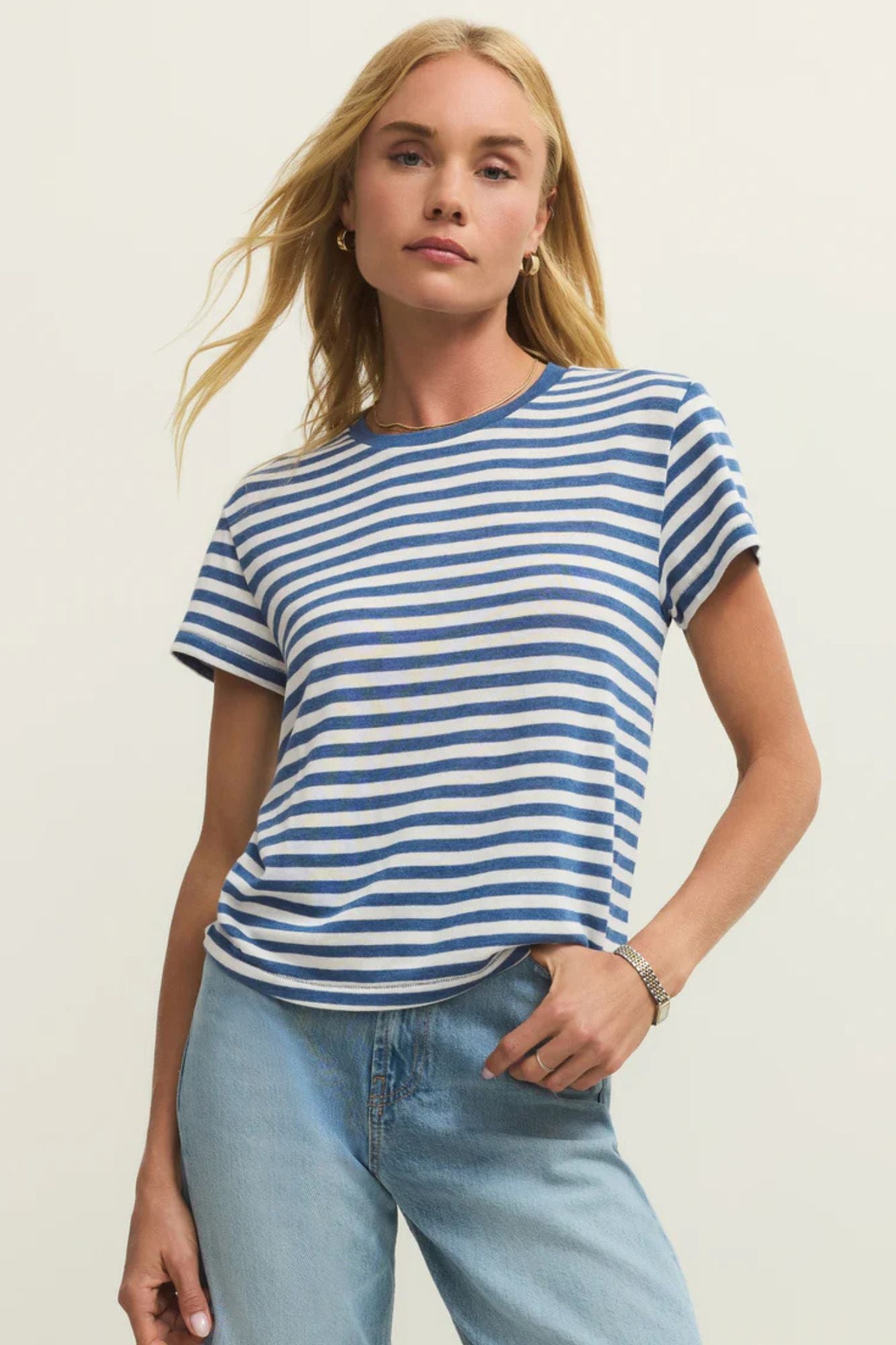 Tourist Airy Striped Tee